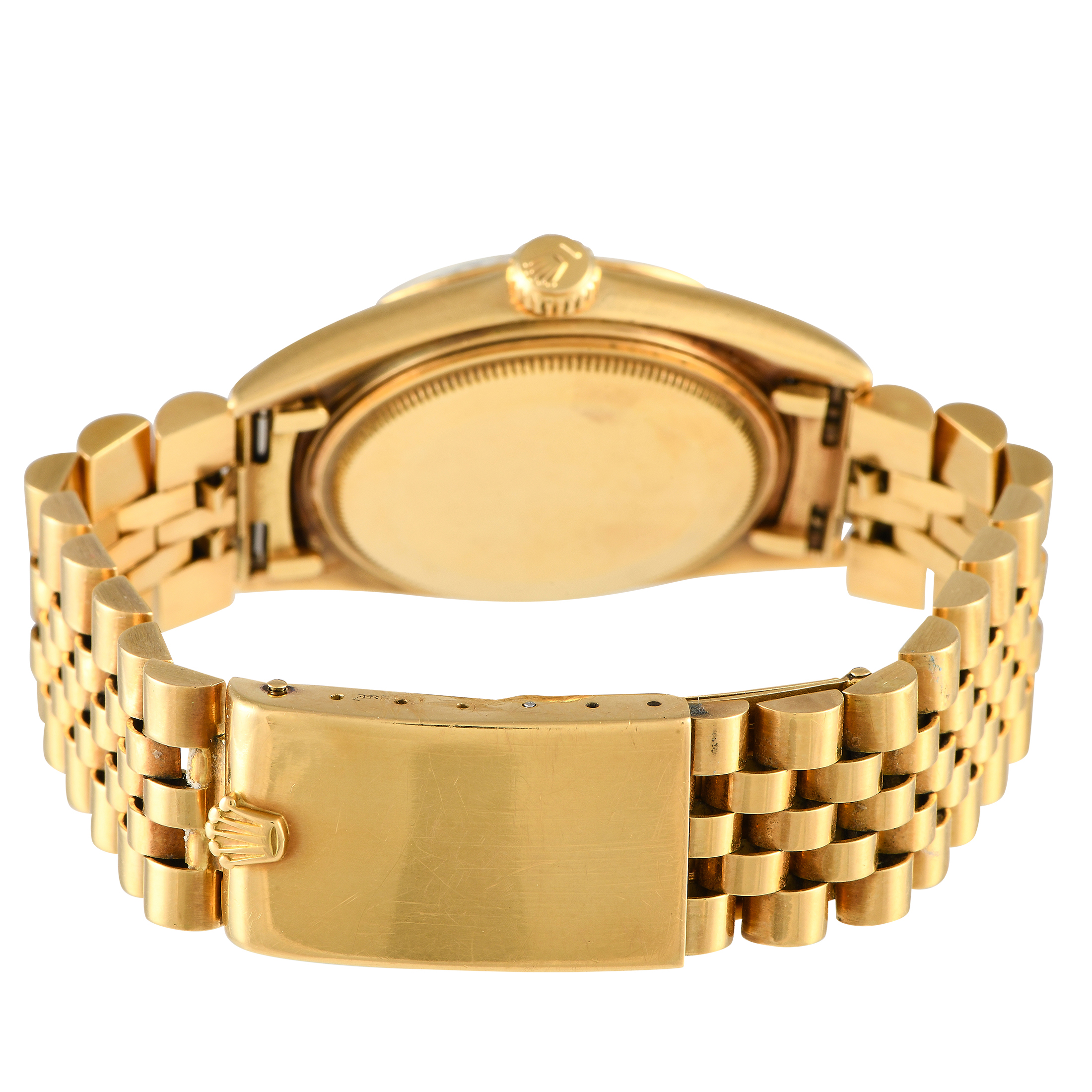 Rolex Datejust Khanjar Dial Yellow Gold Watch 1600 - Image 4