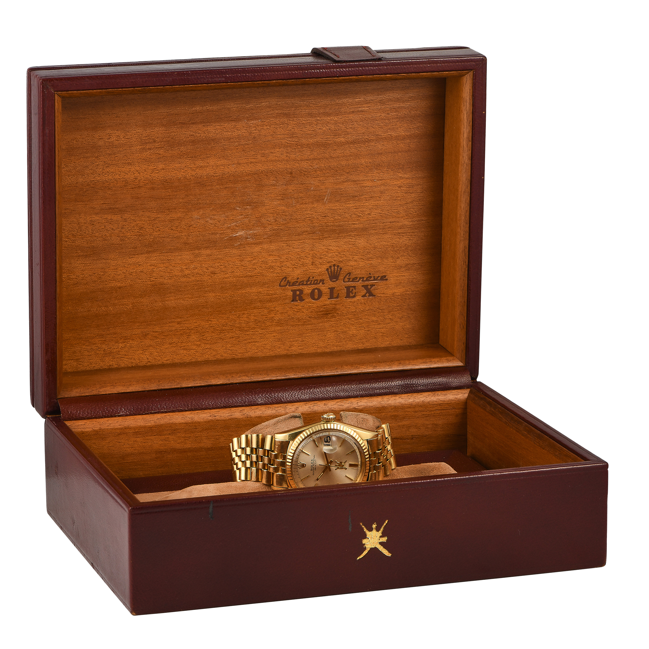 Rolex Datejust Khanjar Dial Yellow Gold Watch 1600 - Image 5