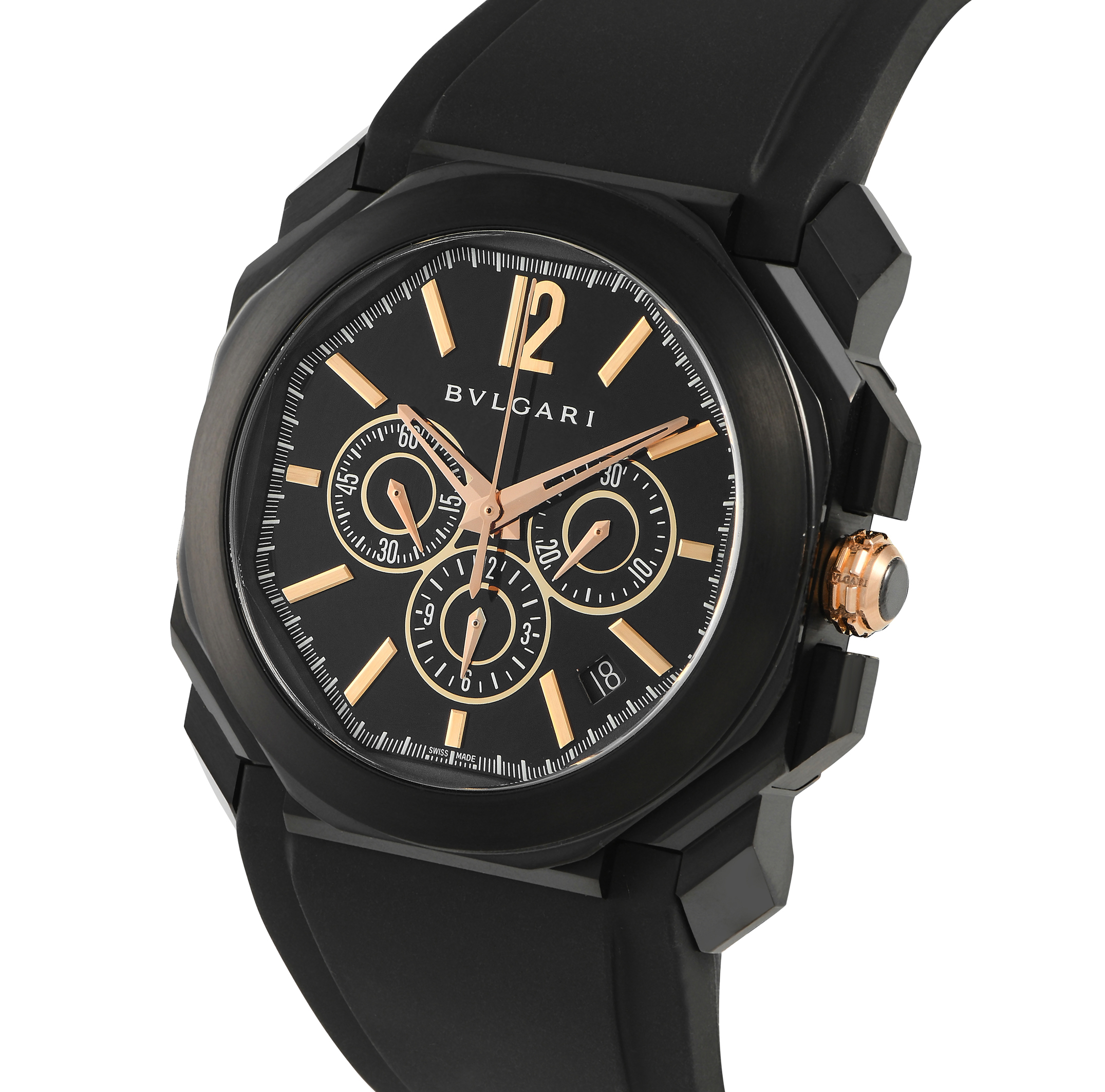 Bvlgari Octo Chronograph Ultra-Thin Automatic Watch 102630 - Image 2