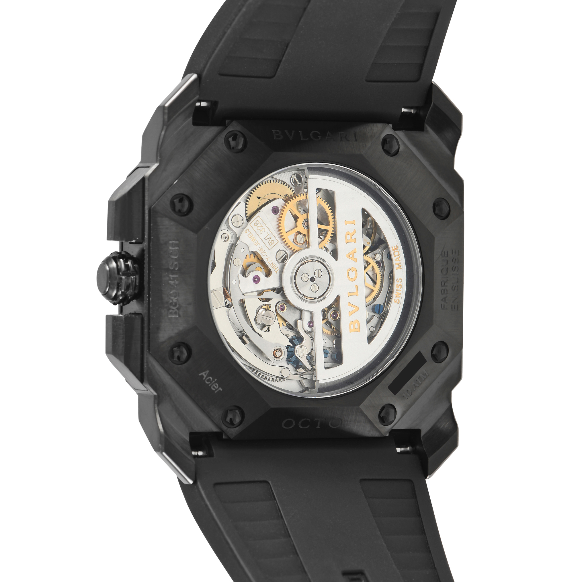 Bvlgari Octo L’Originale Chronograph All Black Watch 103027 - Image 3