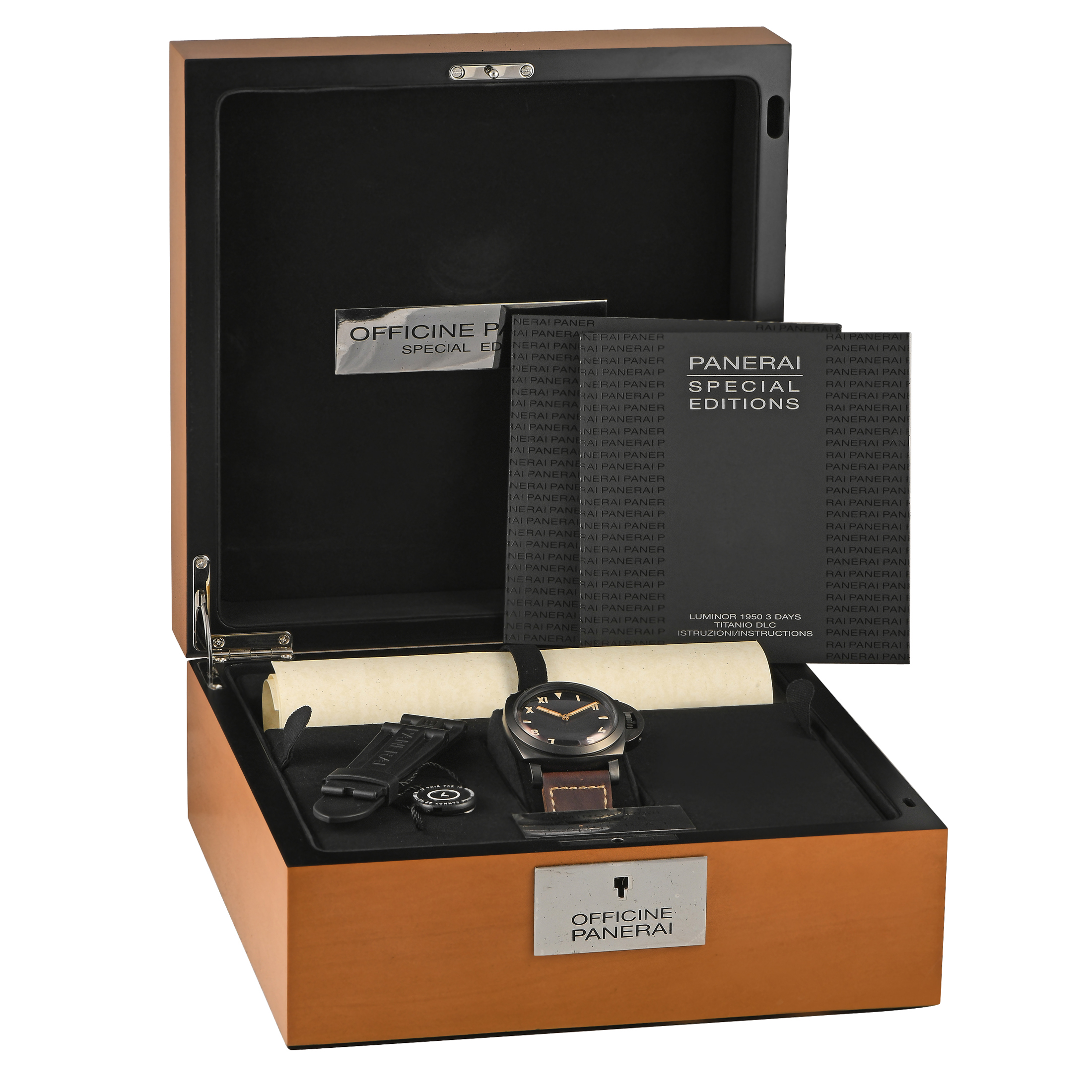 Officine Panerai Luminor 1950 3 Days Titanio DLC Men's Watch PAM00629
