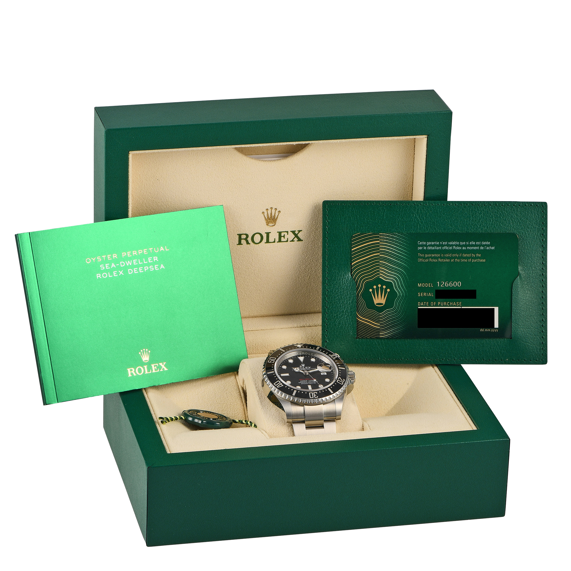 Rolex Sea-Dweller Watch 126000 126600 - Image 5