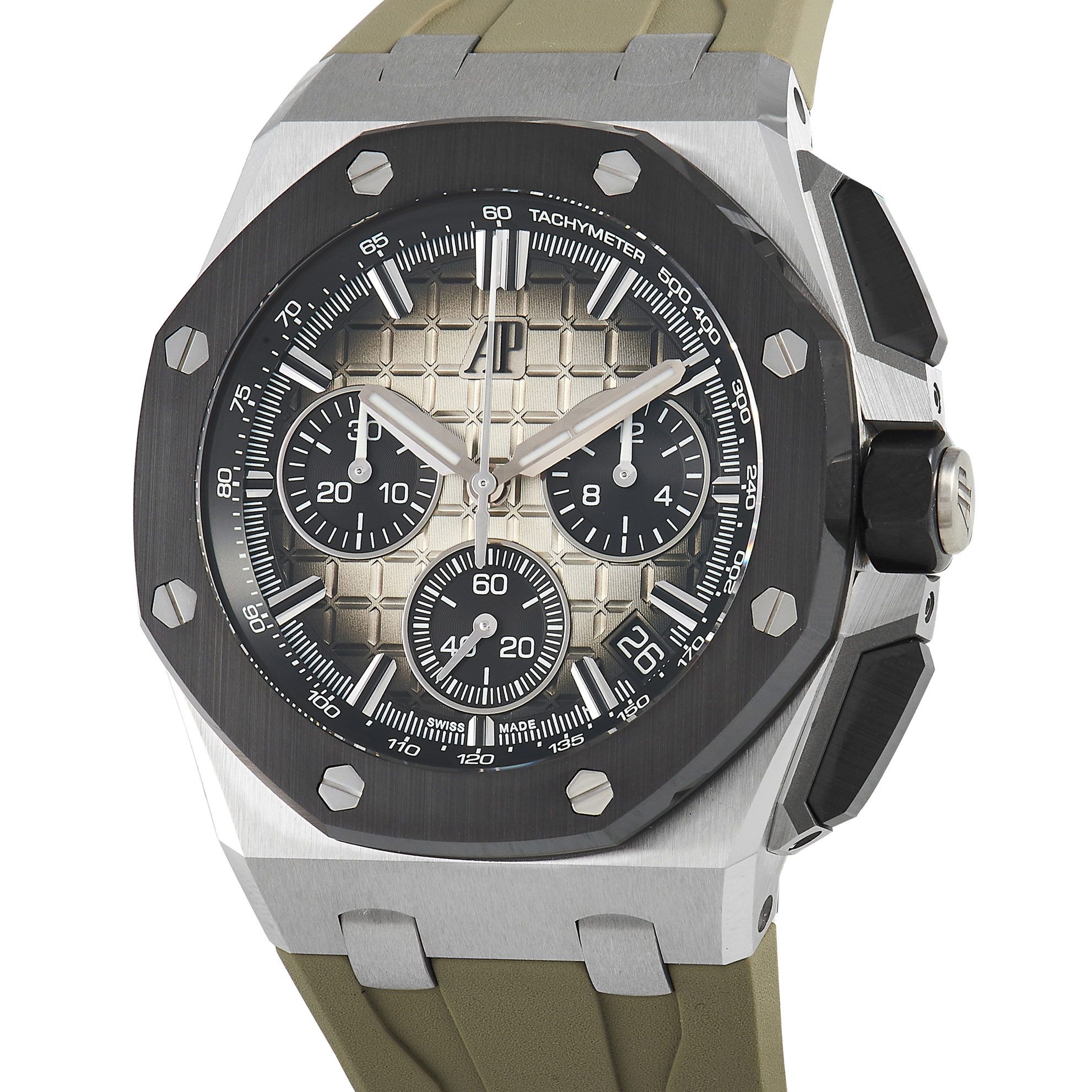 Audemars Piguet Royal Oak Offshore Taupe Watch 26420SO.OO.A600CA.01