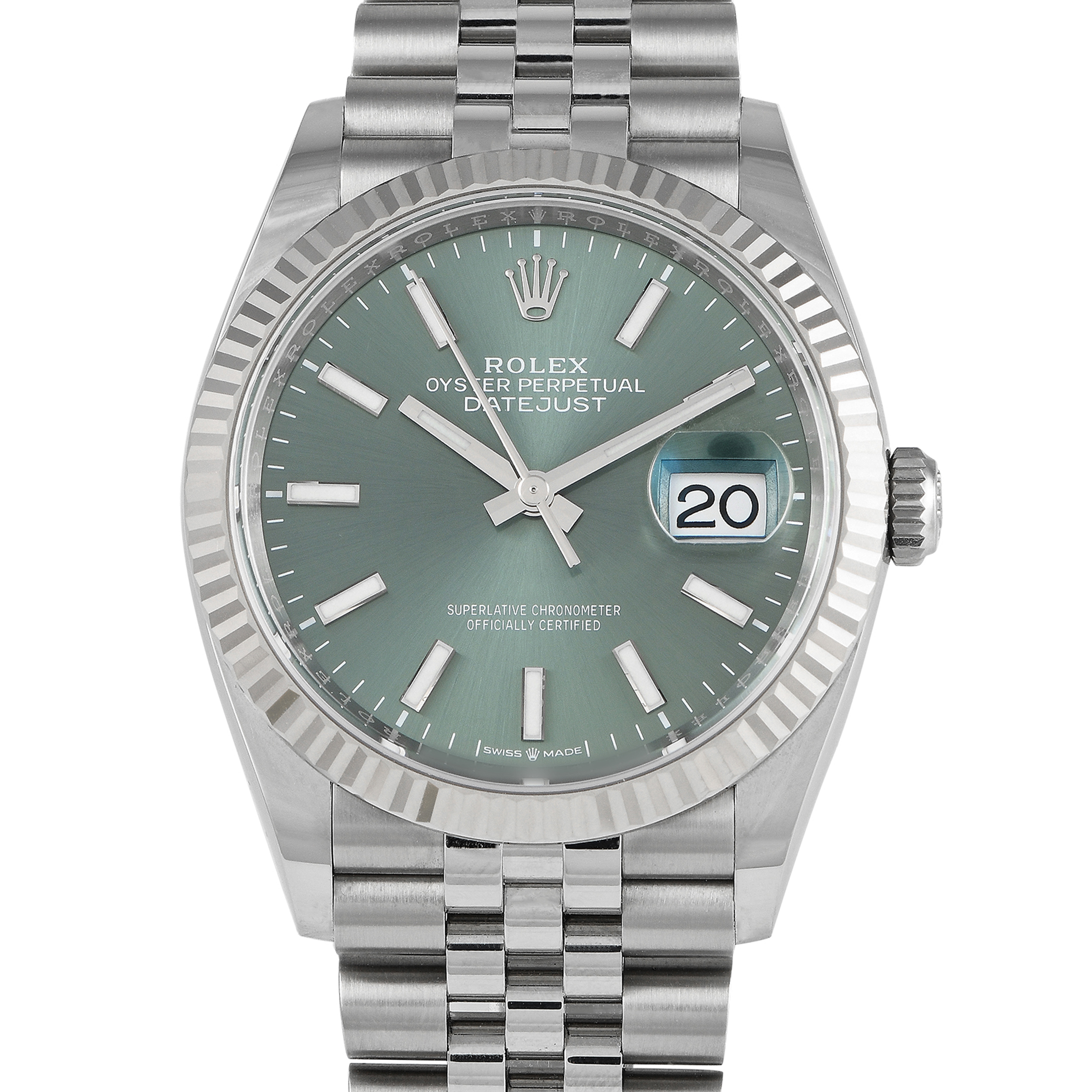 Rolex Datejust 36 Mint Green Watch 126234 - 36mm - Green - 2023 -