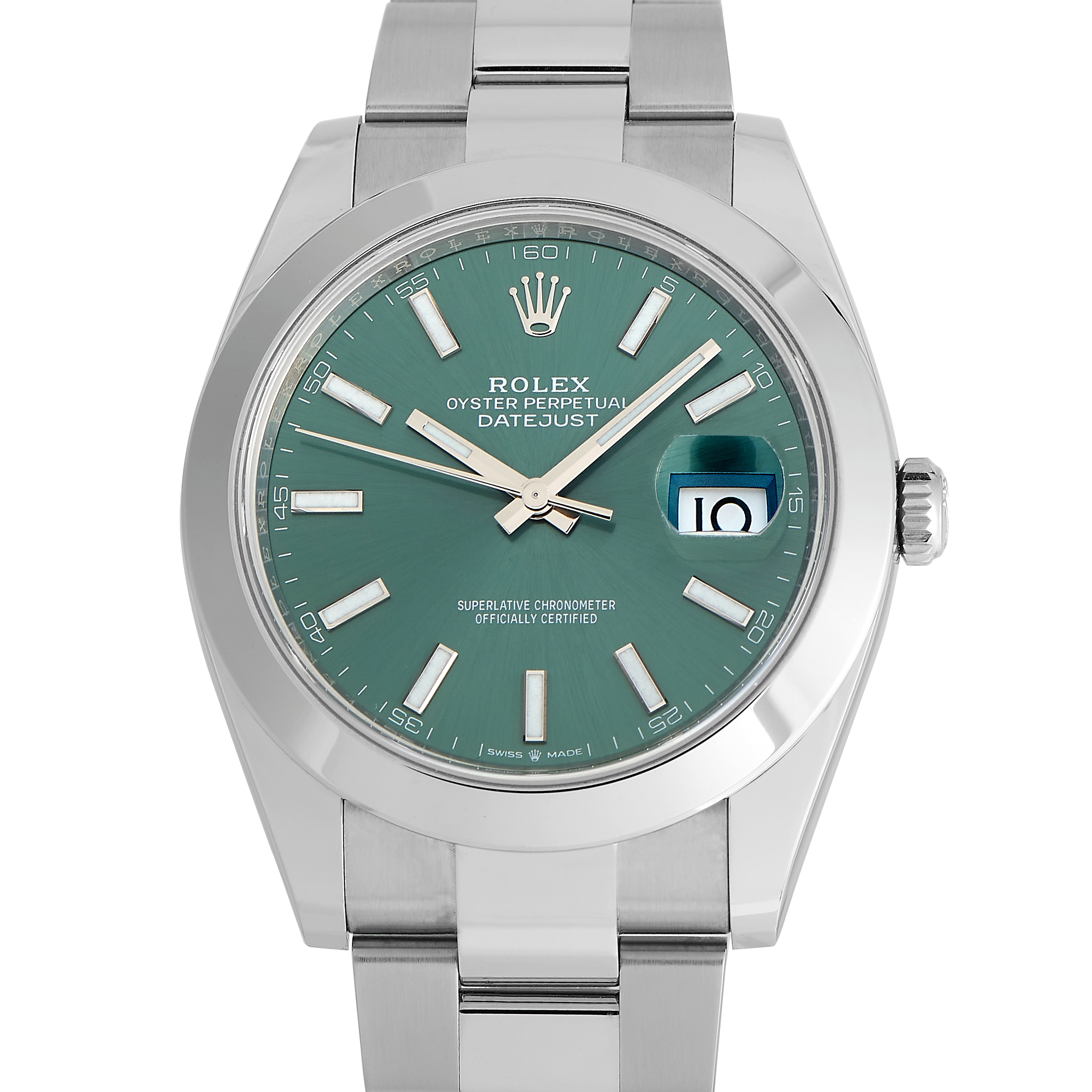 Rolex Datejust 41 Mint Green Dial Watch 126300
