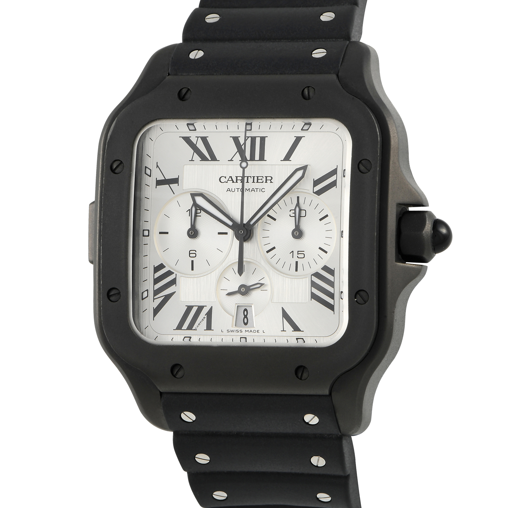 Cartier Santos Chronograph Watch WSSA0017 - Image 2
