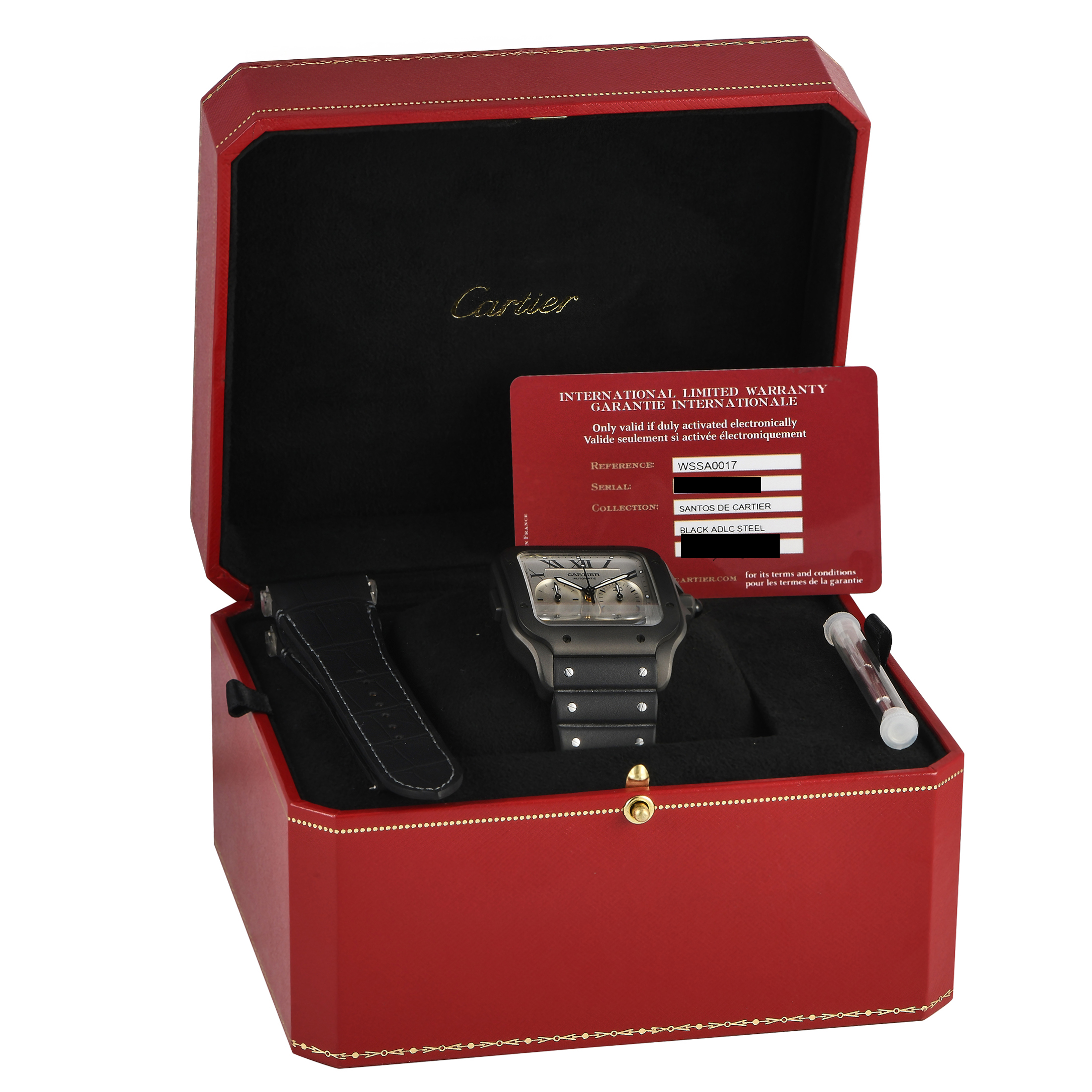 Cartier Santos Chronograph Watch WSSA0017 - Image 5