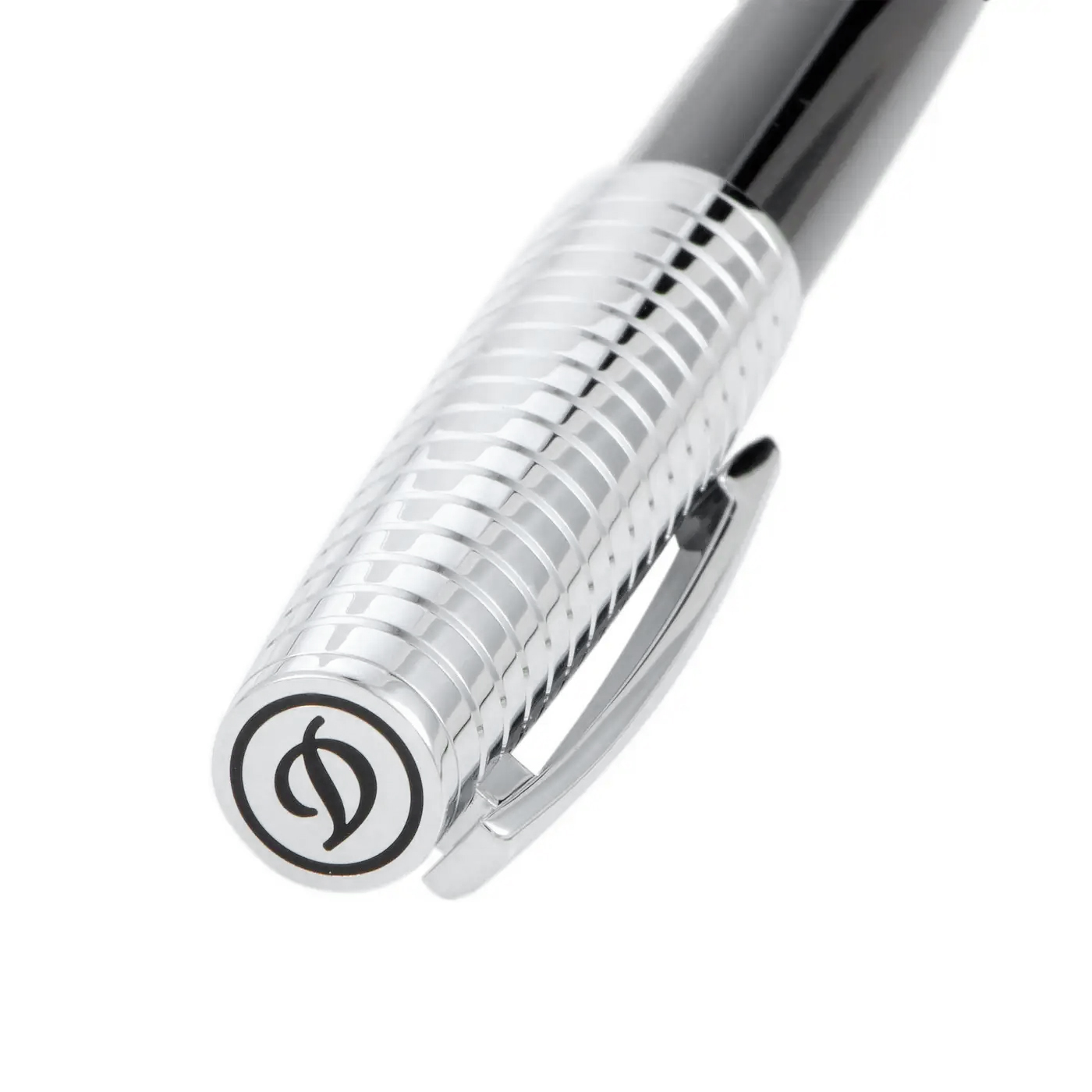 S.T. Dupont Saint Michel Ballpoint Pen in Black Lacquer 440140 - Image 2