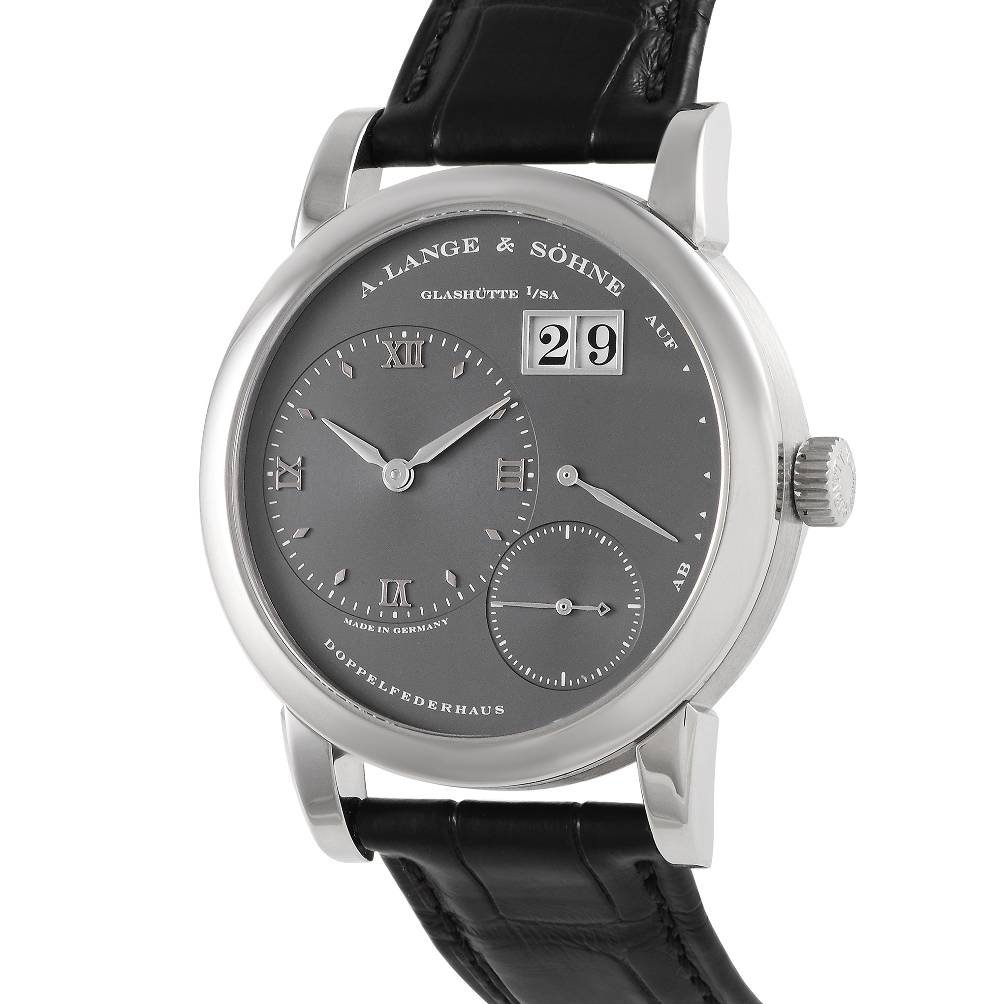 A. Lange & Sohne Lange 1 White Gold Watch 101.030 - Image 2