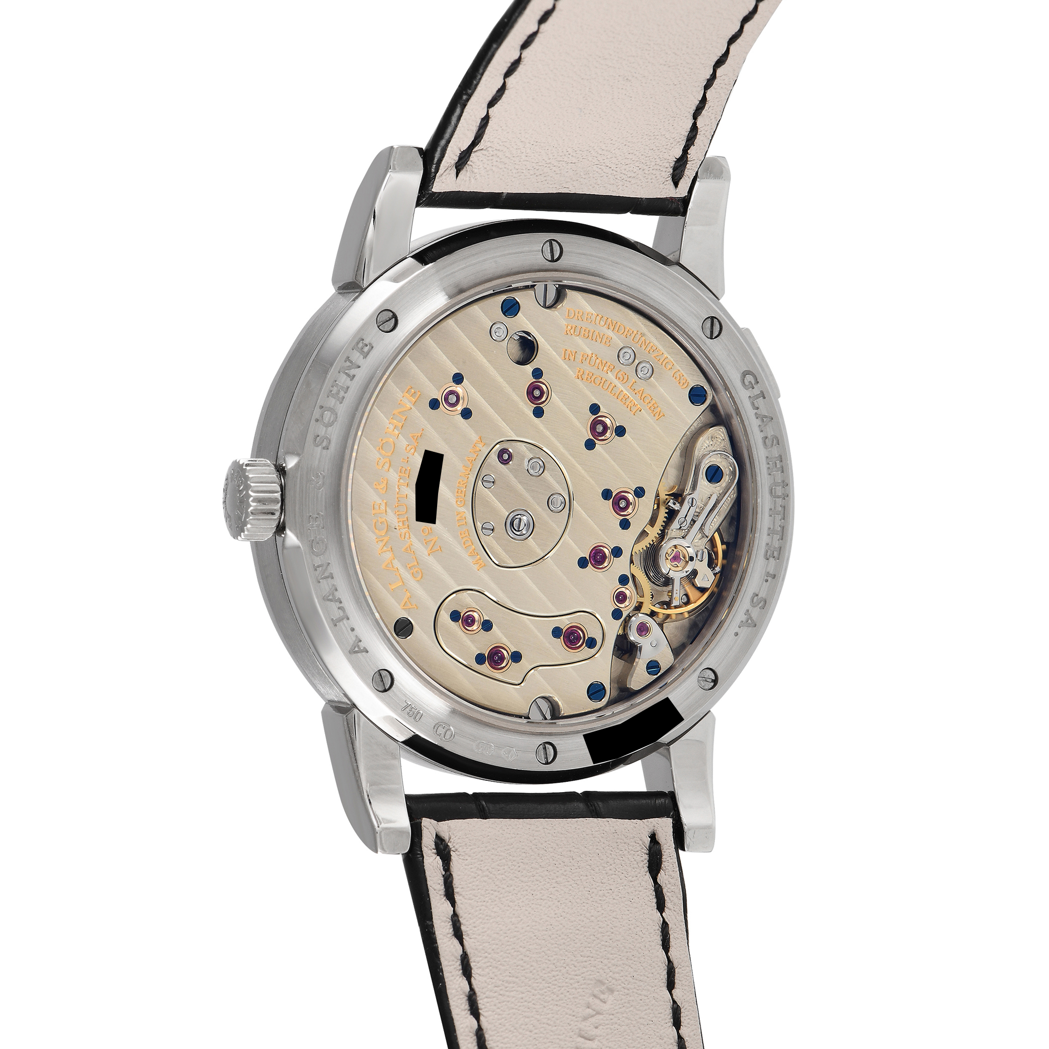 A. Lange & Sohne Lange 1 White Gold Watch 101.030 - Image 3