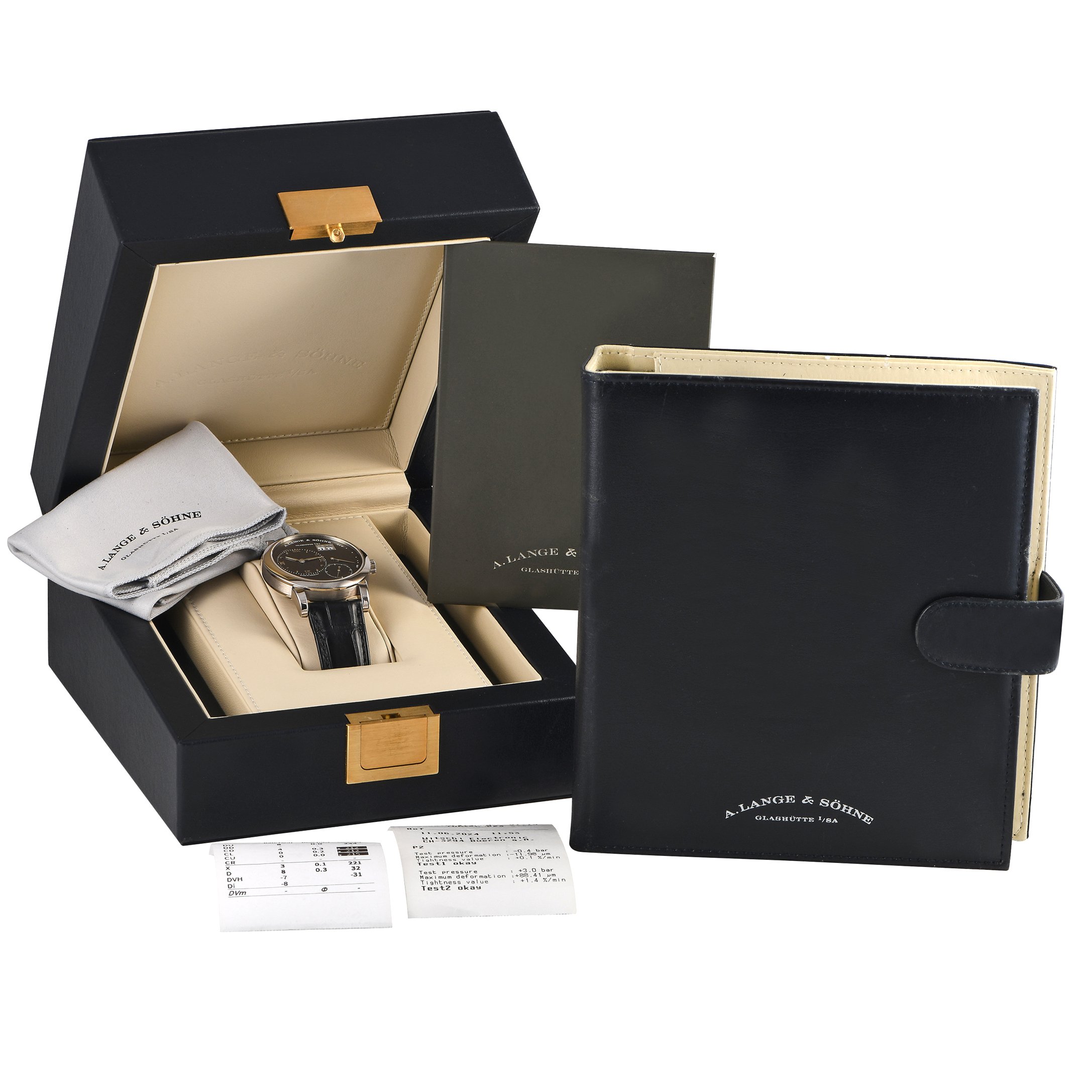 A. Lange & Sohne Lange 1 White Gold Watch 101.030 - Image 5