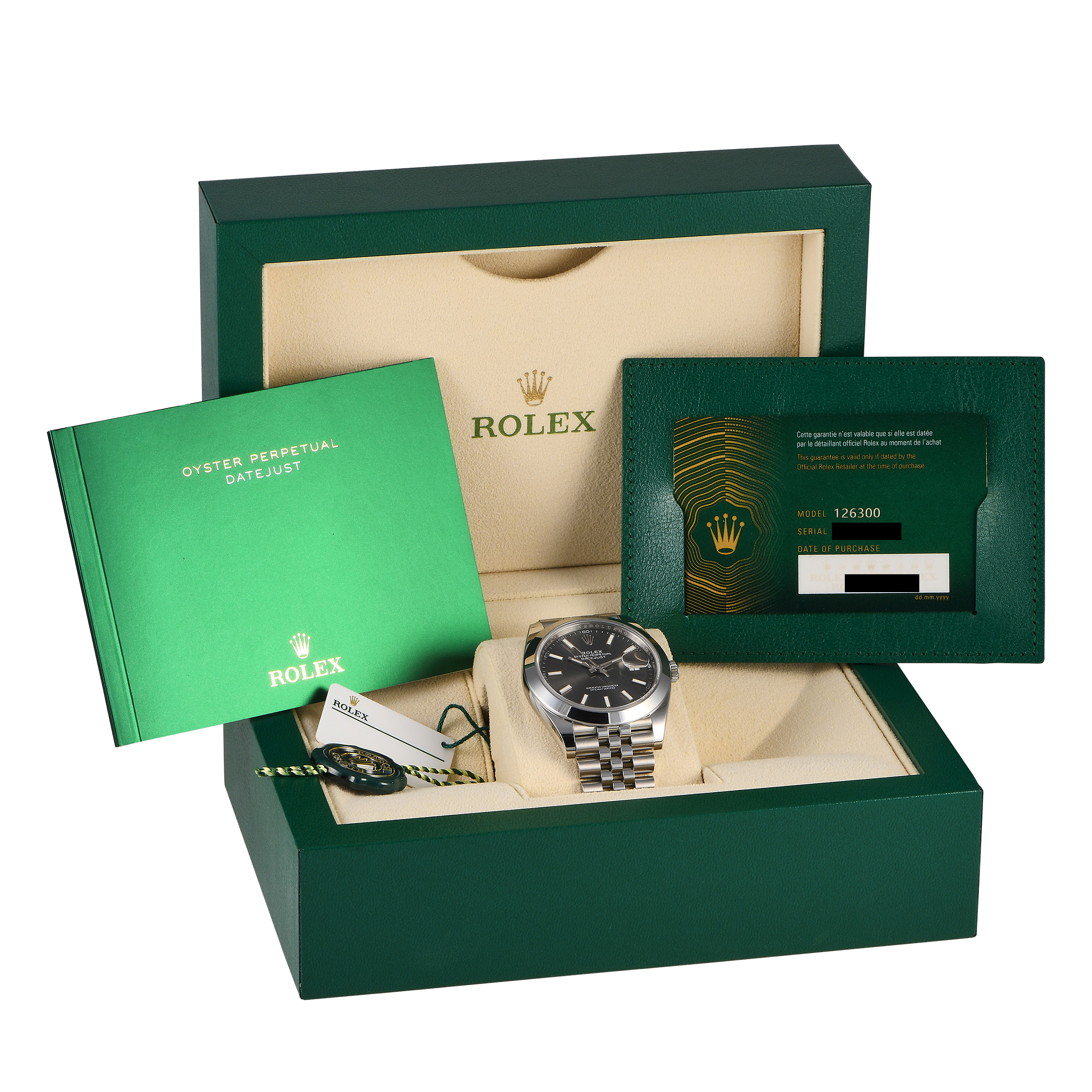 Rolex Datejust 41 Slate Dial Watch 126300 - Image 5