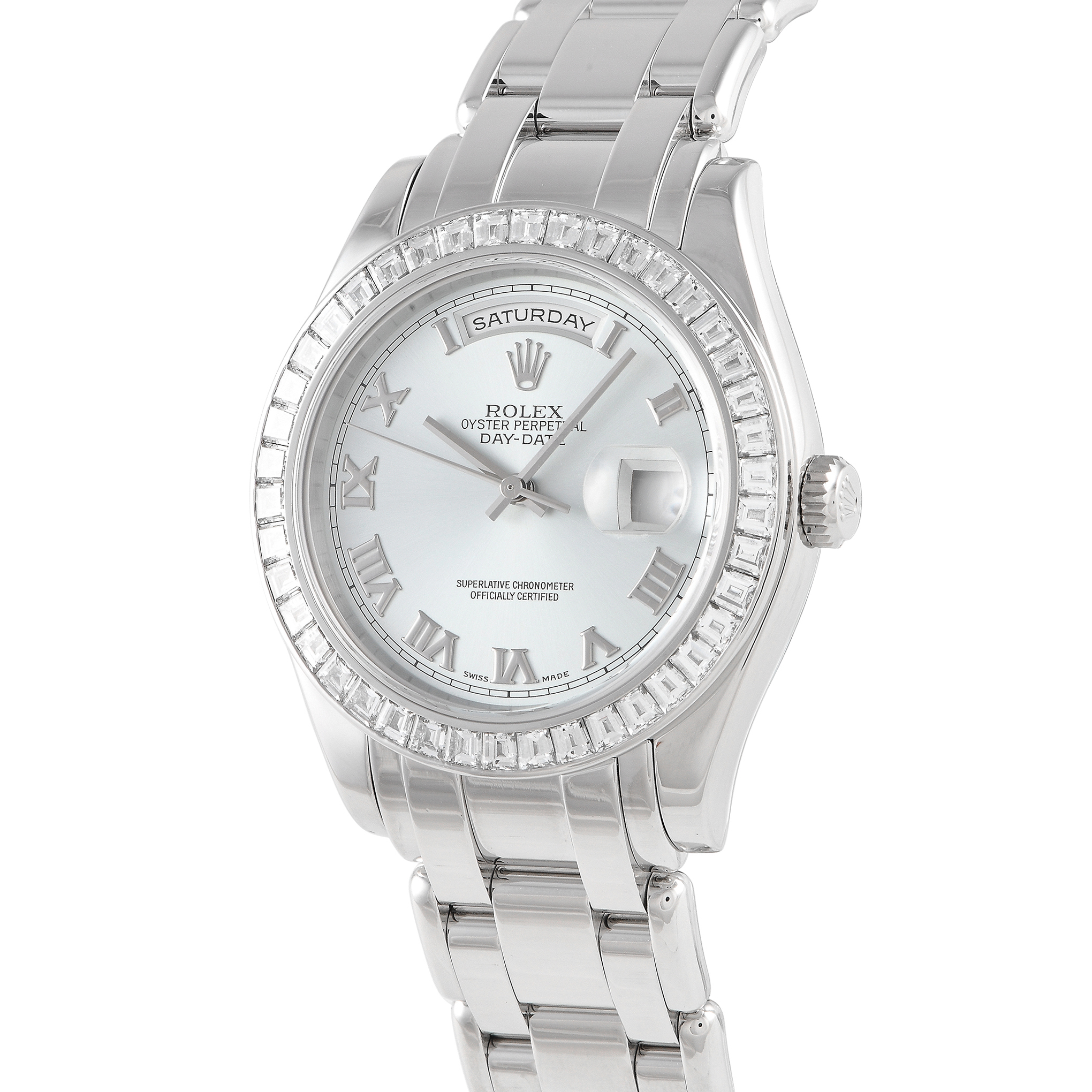 Rolex Day-Date Glacier Blue Dial Watch 18956 - Image 2
