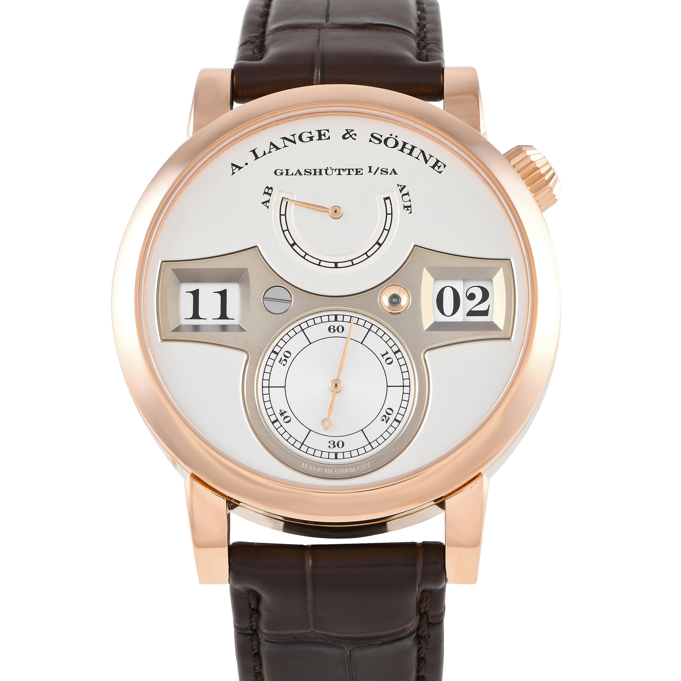 A. Lange & Sohne Zeitwerk Rose Gold Watch 140.032