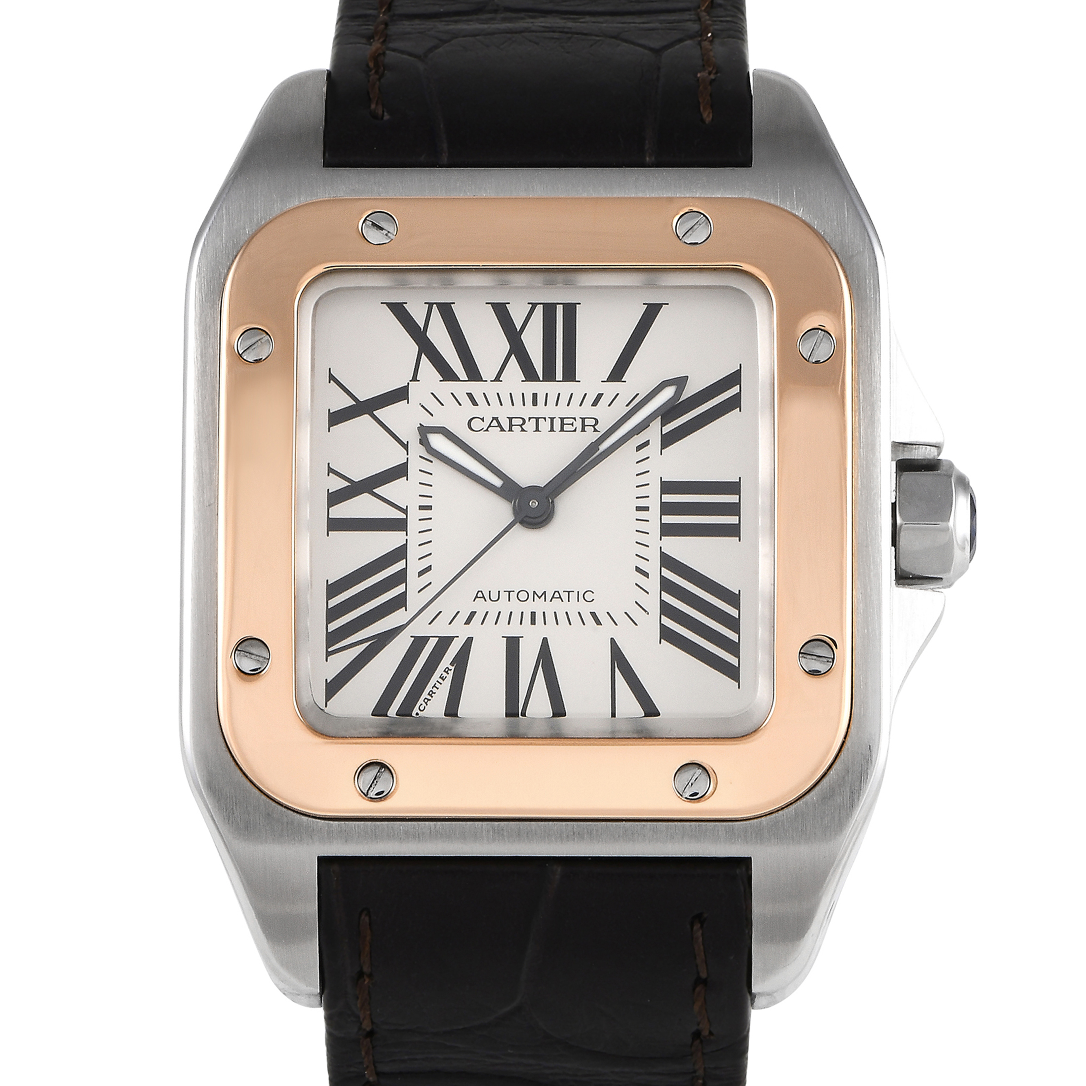 サントス　94/95 ブラジル　AMDDMA Cartier Santos 100 Watch W20072X7 - 38mm - Silver - -