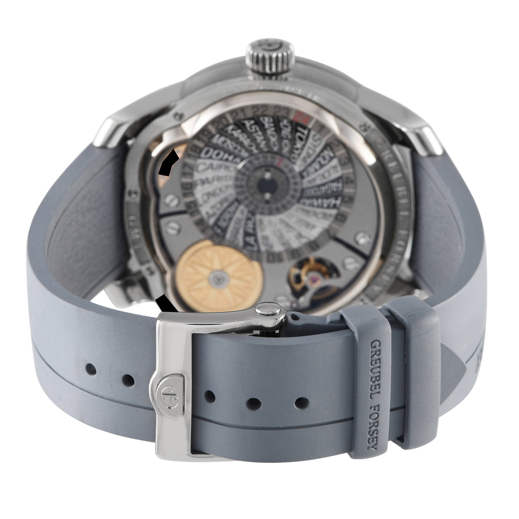 Greubel Forsey GMT Tourbillon 18K White Gold Watch - Image 3
