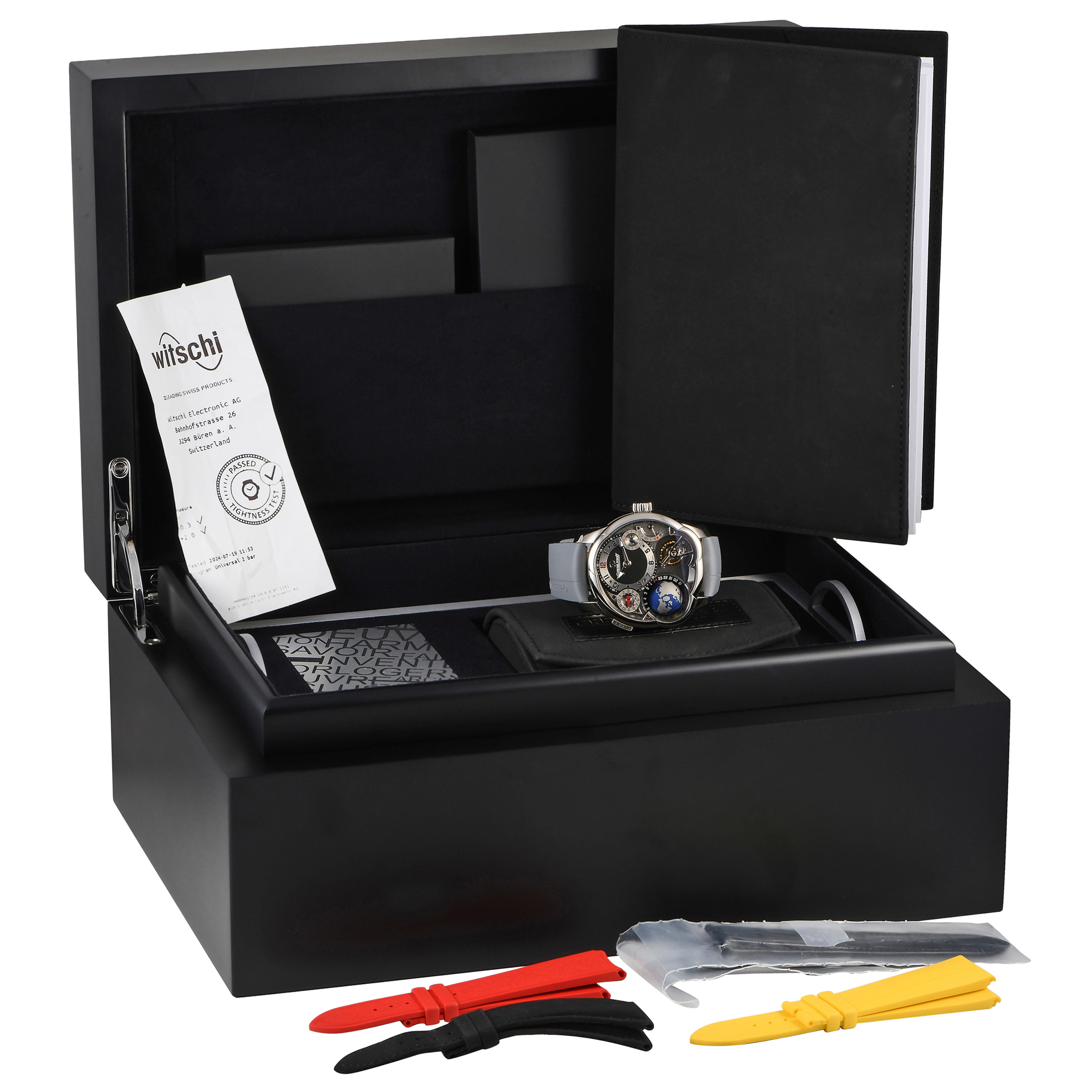 Greubel Forsey GMT Tourbillon 18K White Gold Watch - Image 4
