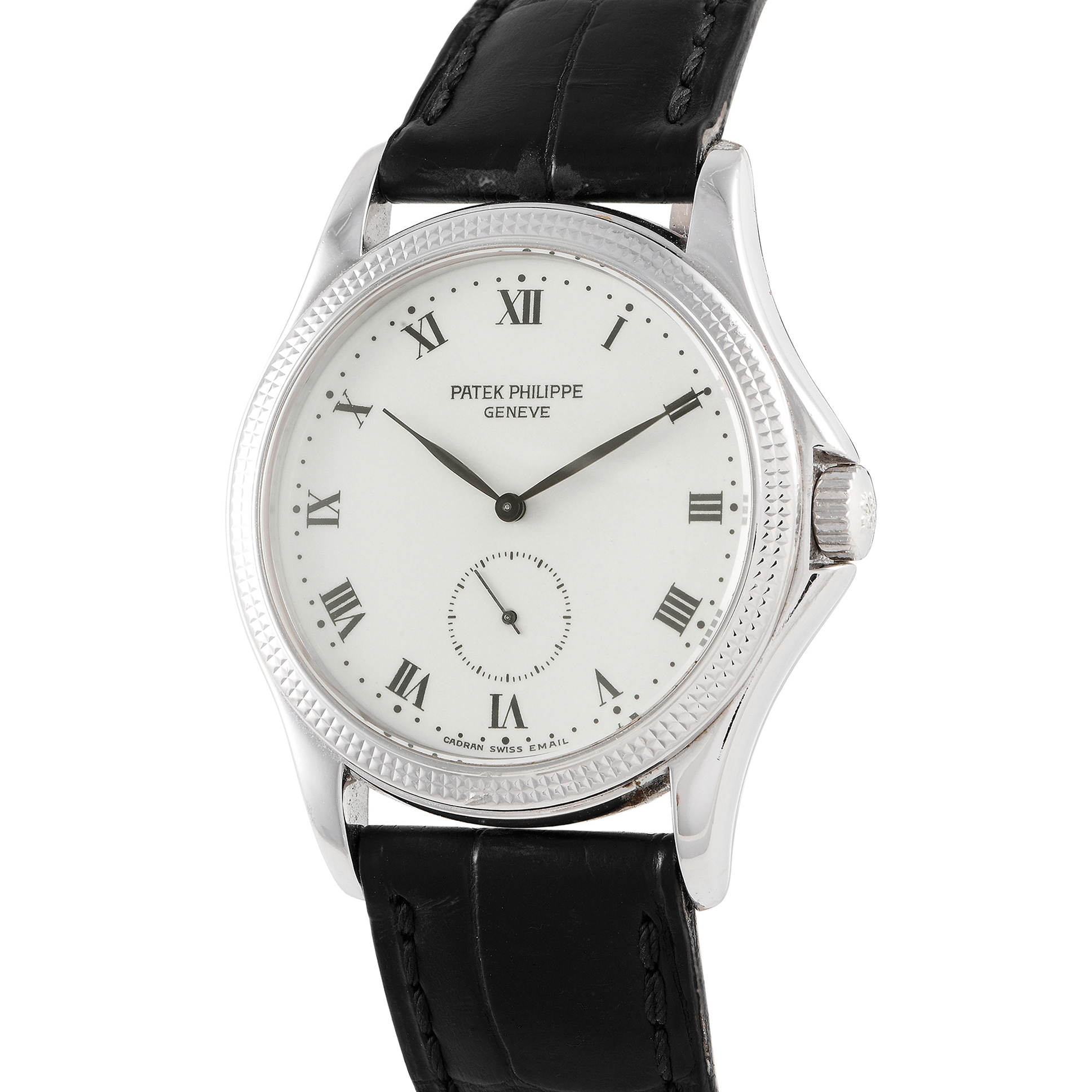 Patek Philippe Calatrava 18K White Gold Watch 5115G-001 - Image 2