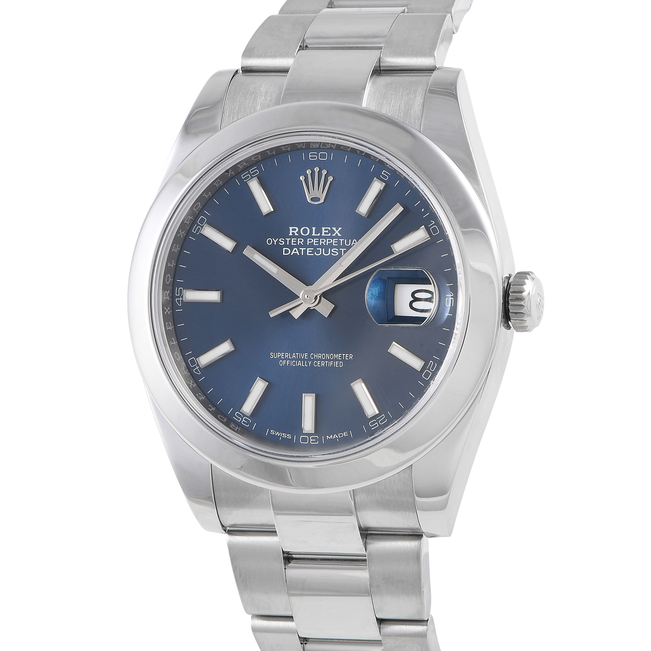Rolex Datejust 41 Blue Dial Watch 126300 - Image 2