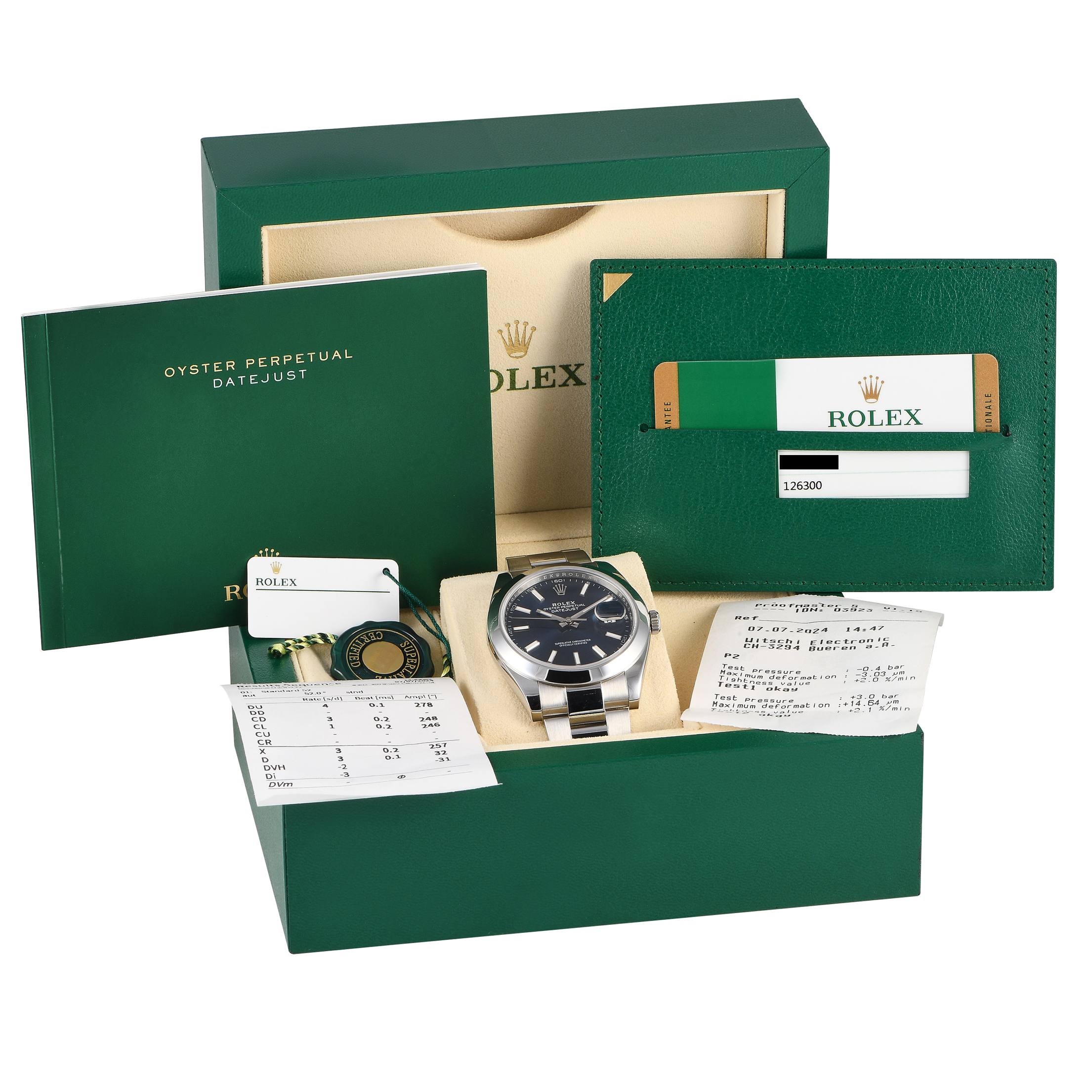 Rolex Datejust 41 Blue Dial Watch 126300 - Image 5