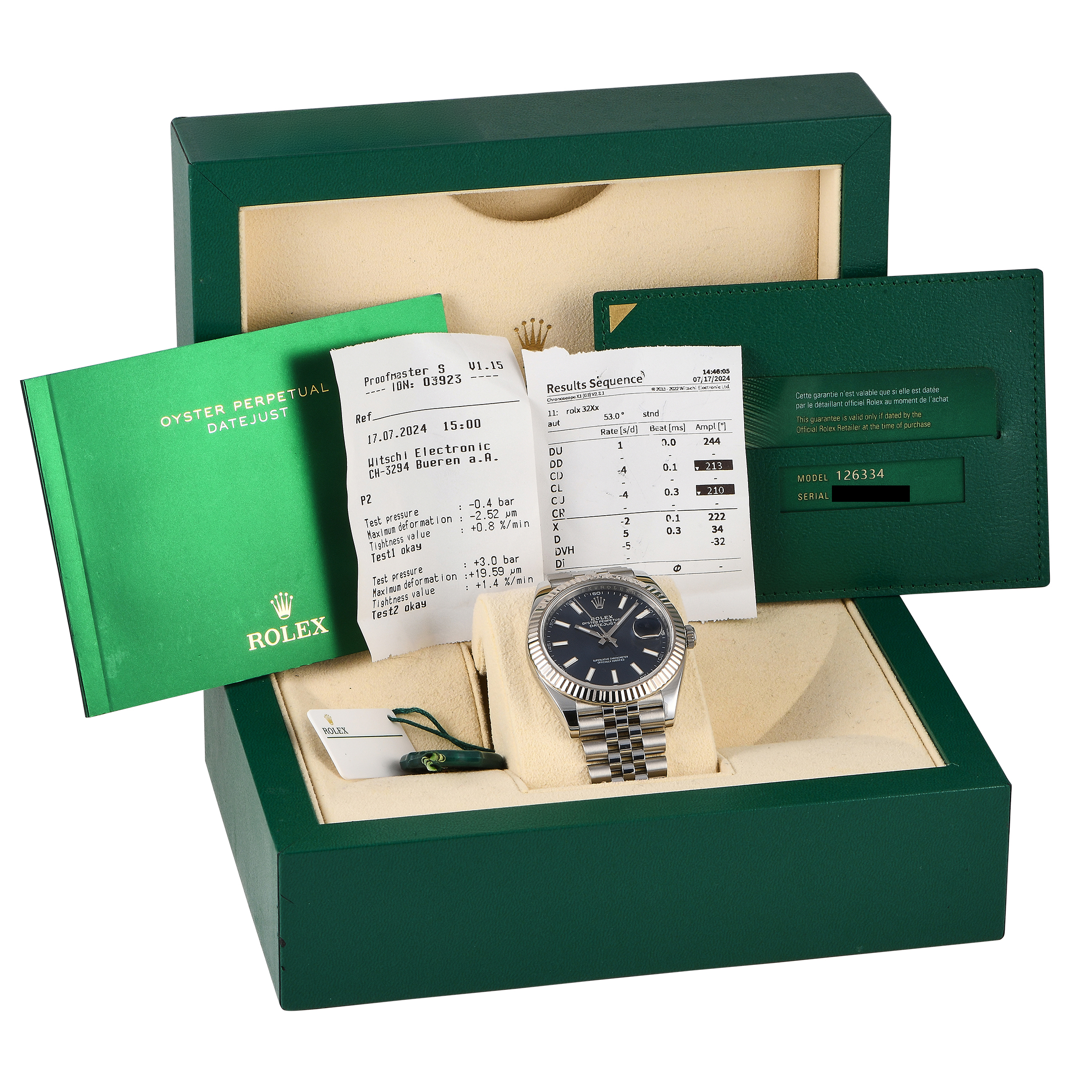 Rolex Datejust 41 Blue Dial Watch 126334 - Image 5