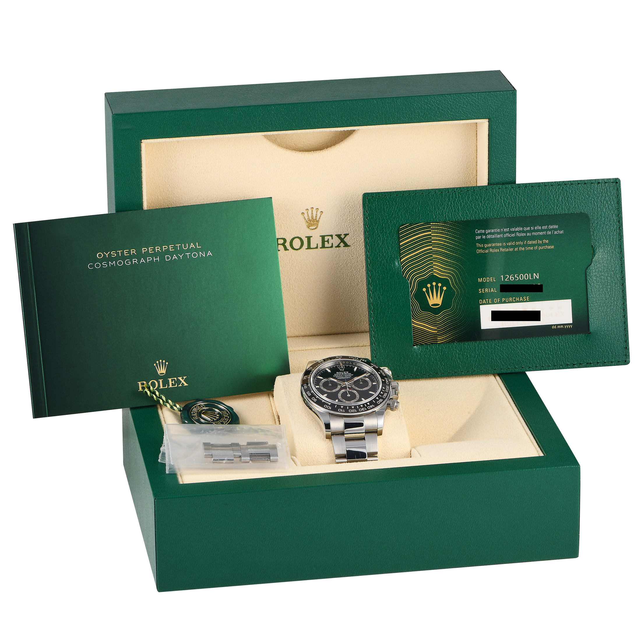 Rolex Daytona Black Dial Watch 126500LN - Image 5