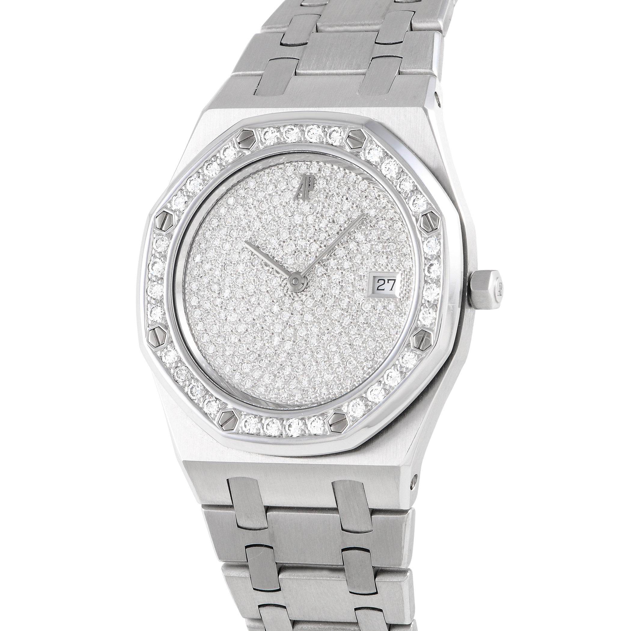 Audemars Piguet Royal Oak Diamond Dial Watch 14544BC - Image 2