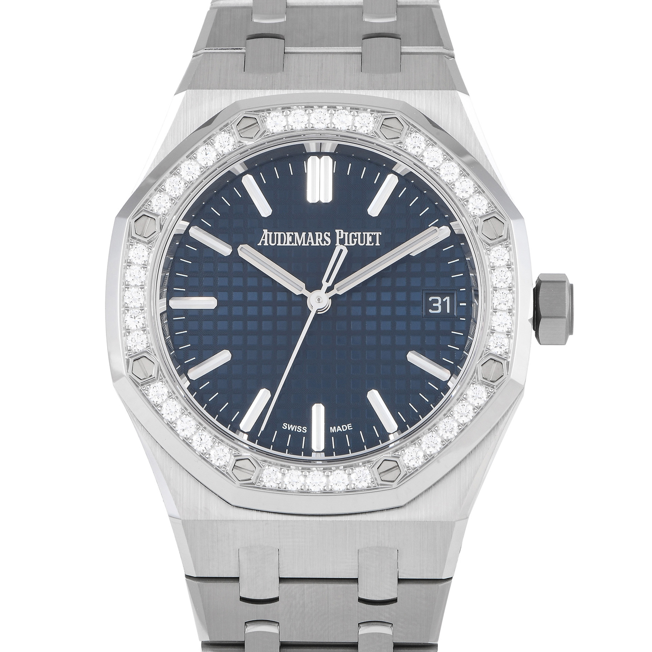 Audemars Piguet Royal Oak Diamond Bezel Watch 15551ST.ZZ.1356ST.05