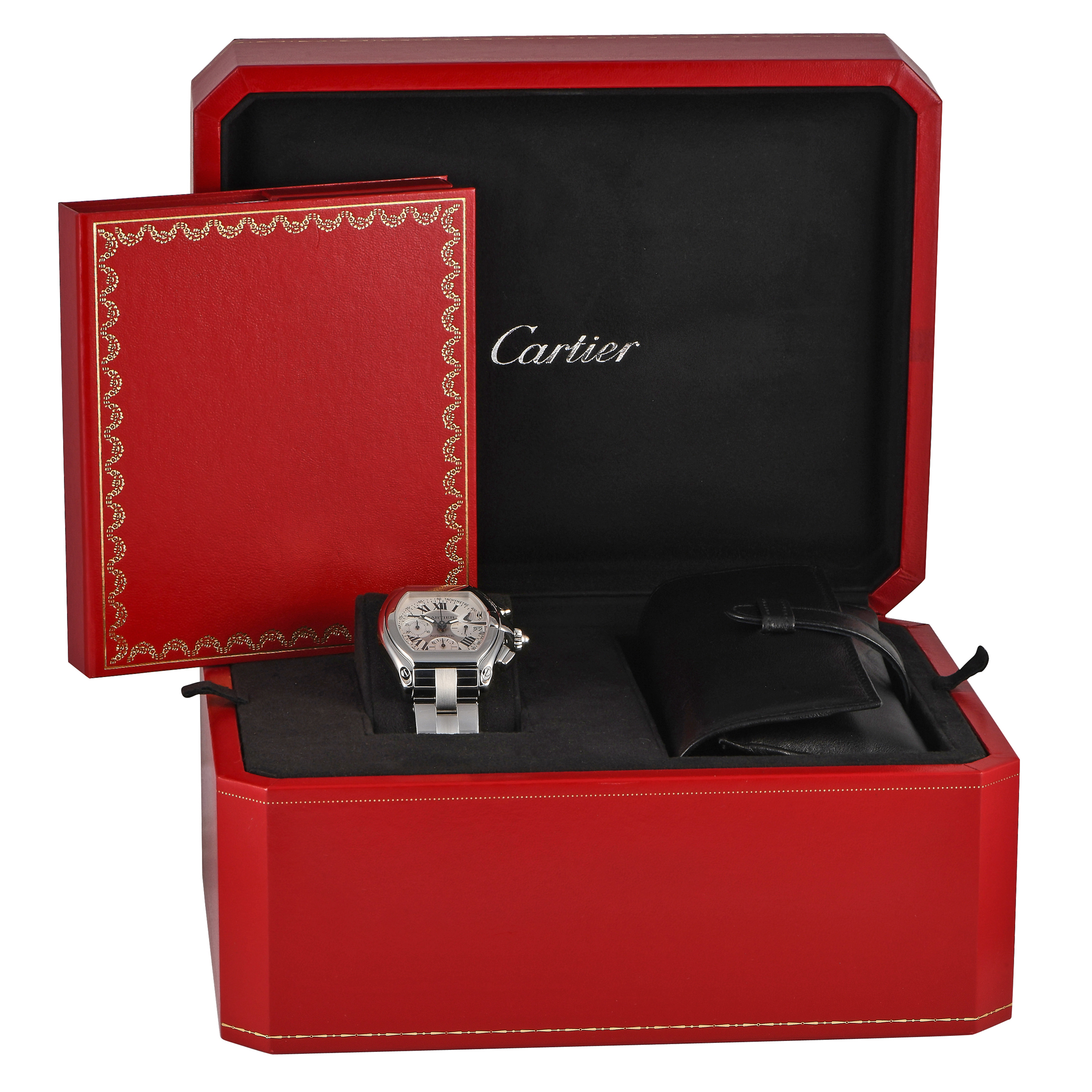 Cartier Roadster XL Chronograph Watch 2618 - Image 5