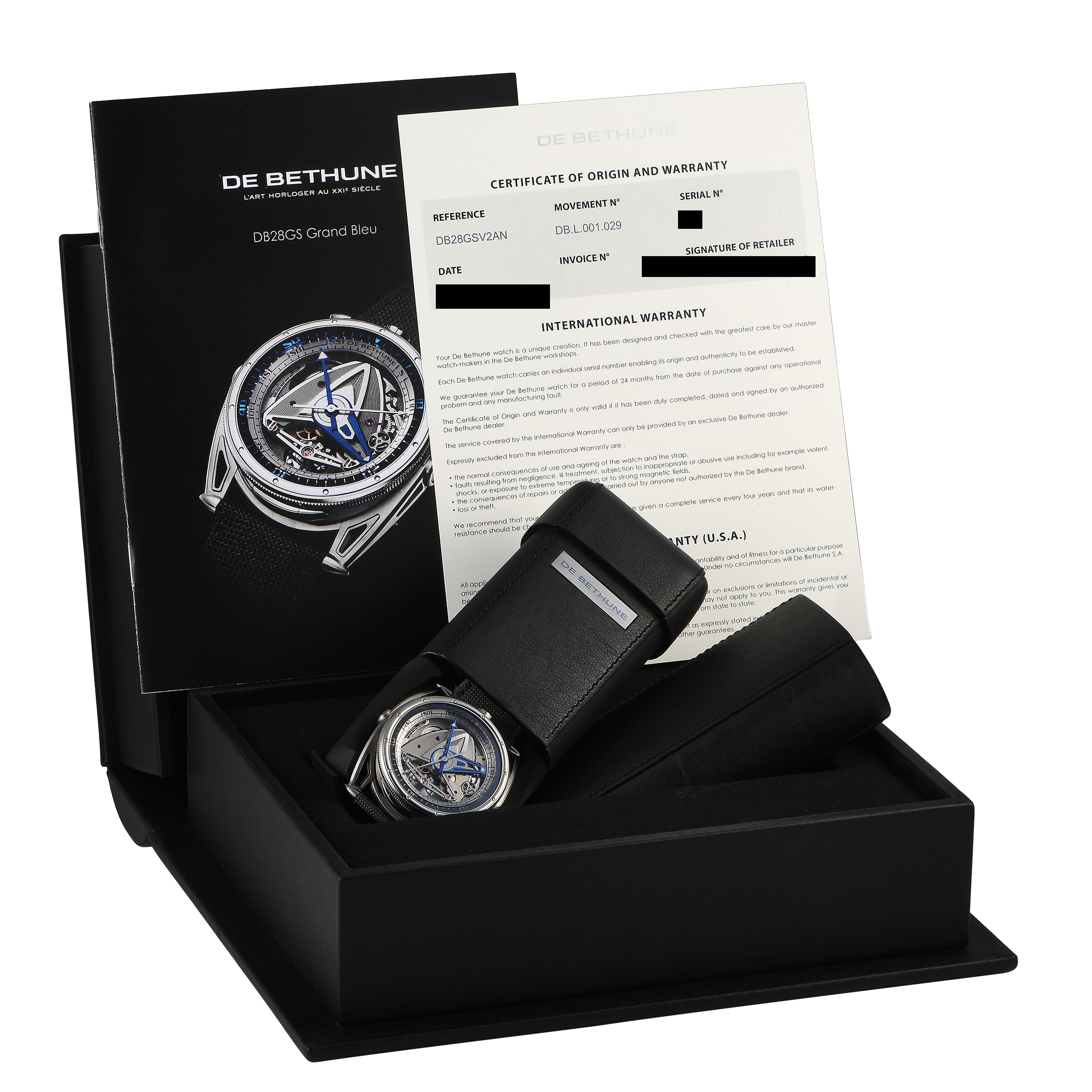 De Bethune GS Grand Bleu Watch DB28GSV2AN - Image 5