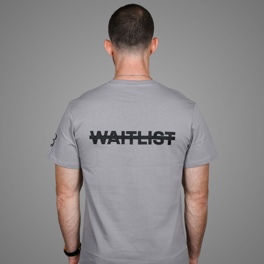 Luxury Bazaar Gray "Unauthorized Dealer"® Crewneck T-Shirt - Image 4