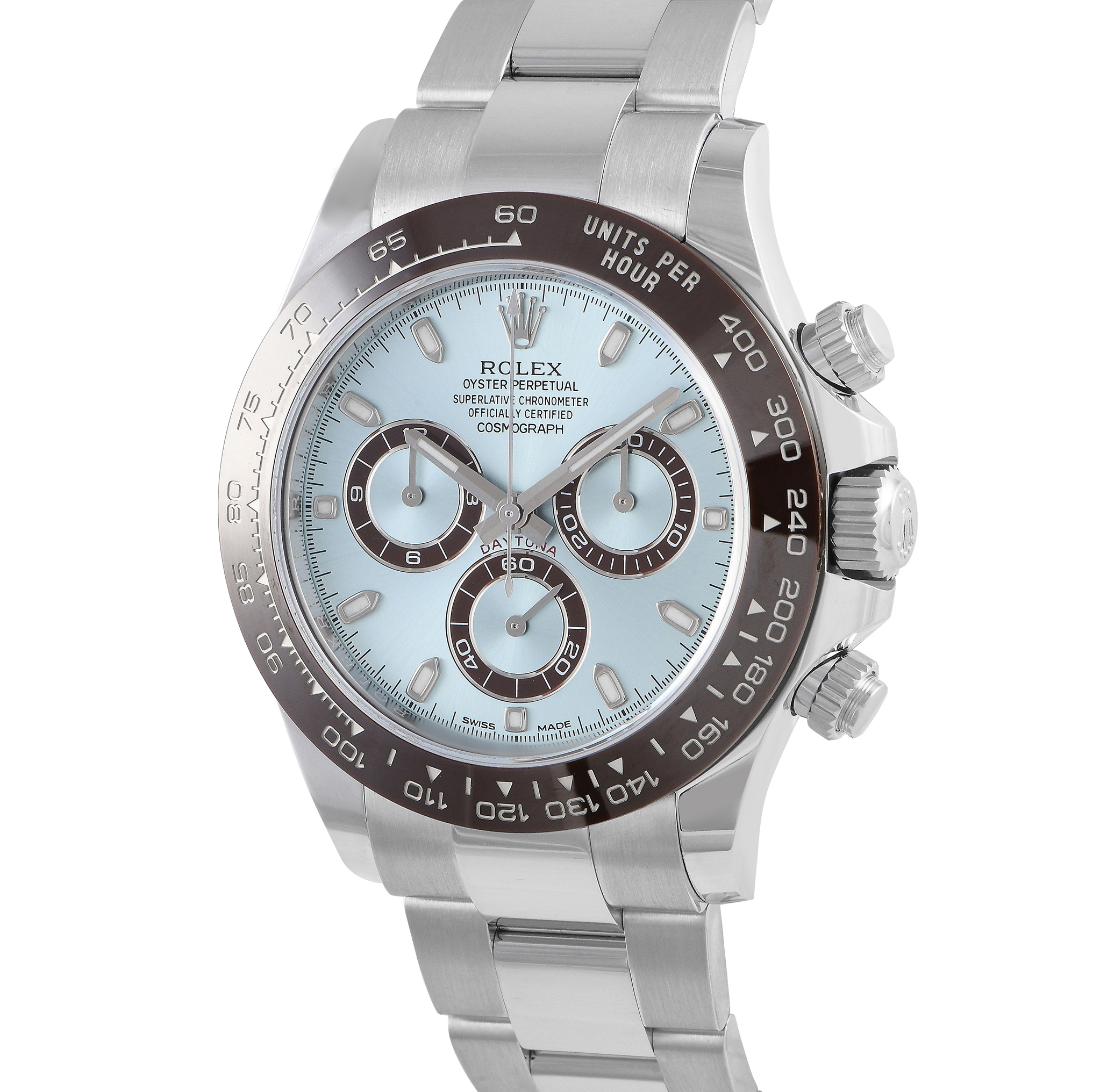 Rolex Daytona Platinum Ice Blue Dial Watch 116506 - Image 2