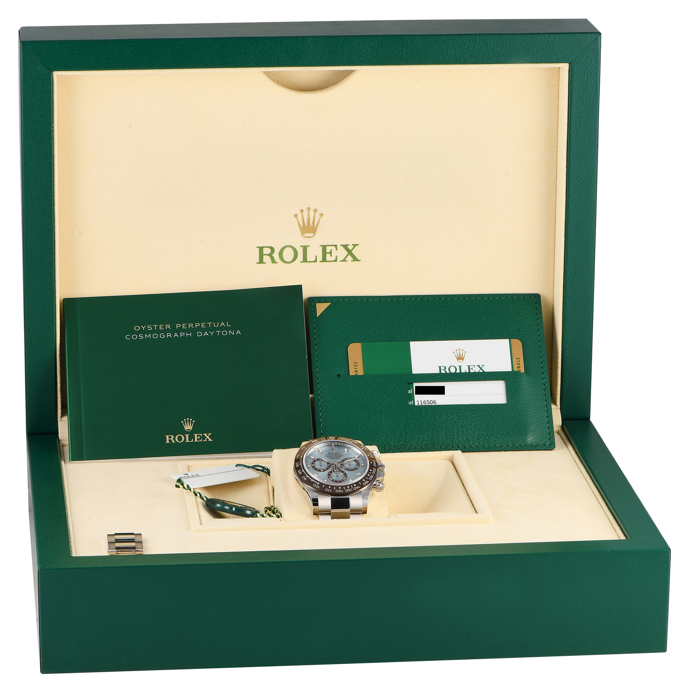 Rolex Daytona Platinum Ice Blue Dial Watch 116506 - Image 5