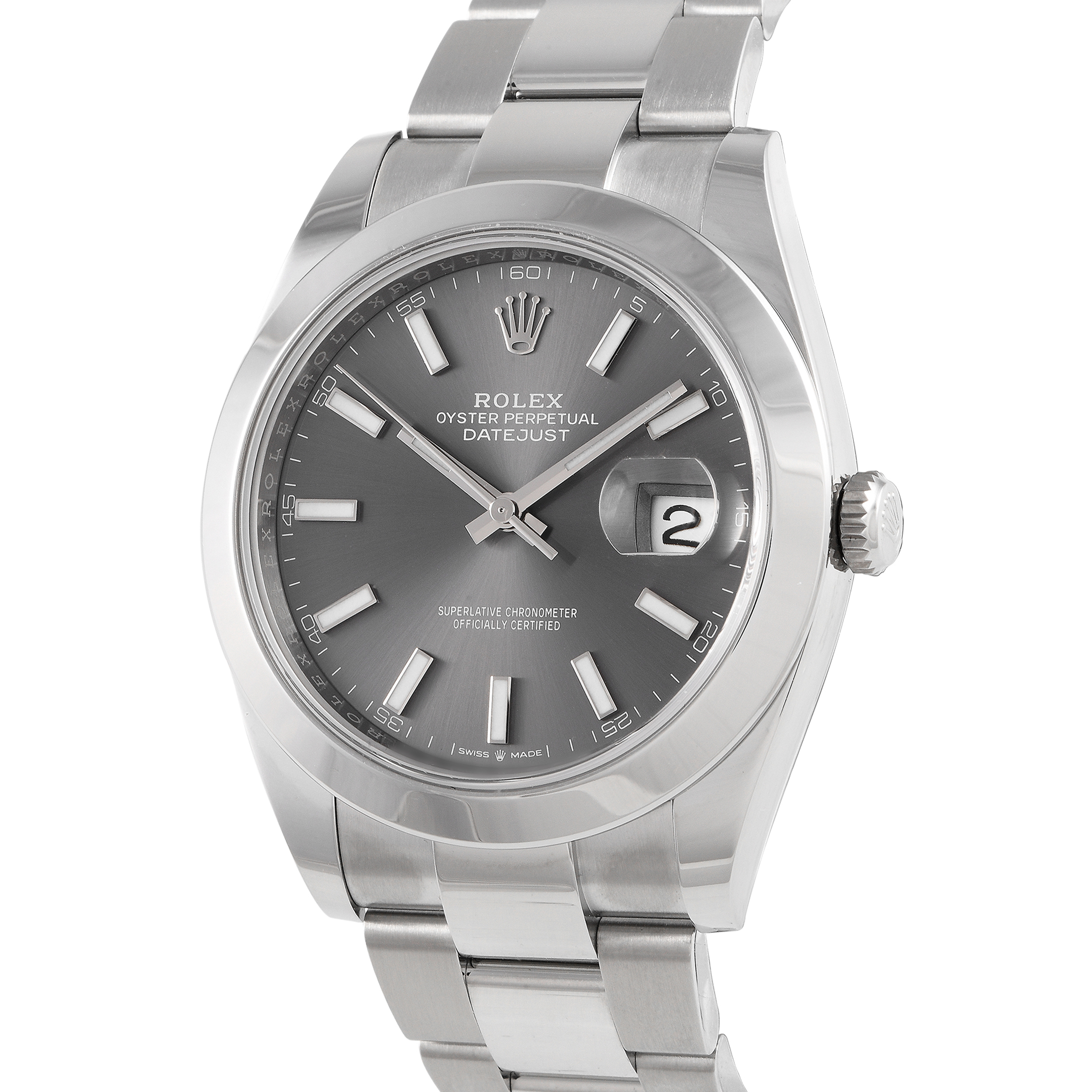 Rolex Datejust 41 Slate Dial Watch 126300
