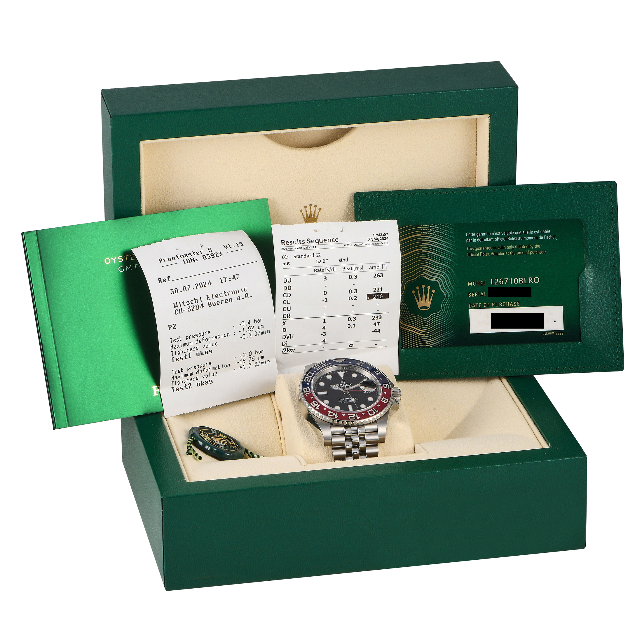 Rolex GMT-Master II Watch 126710BLRO - Image 5