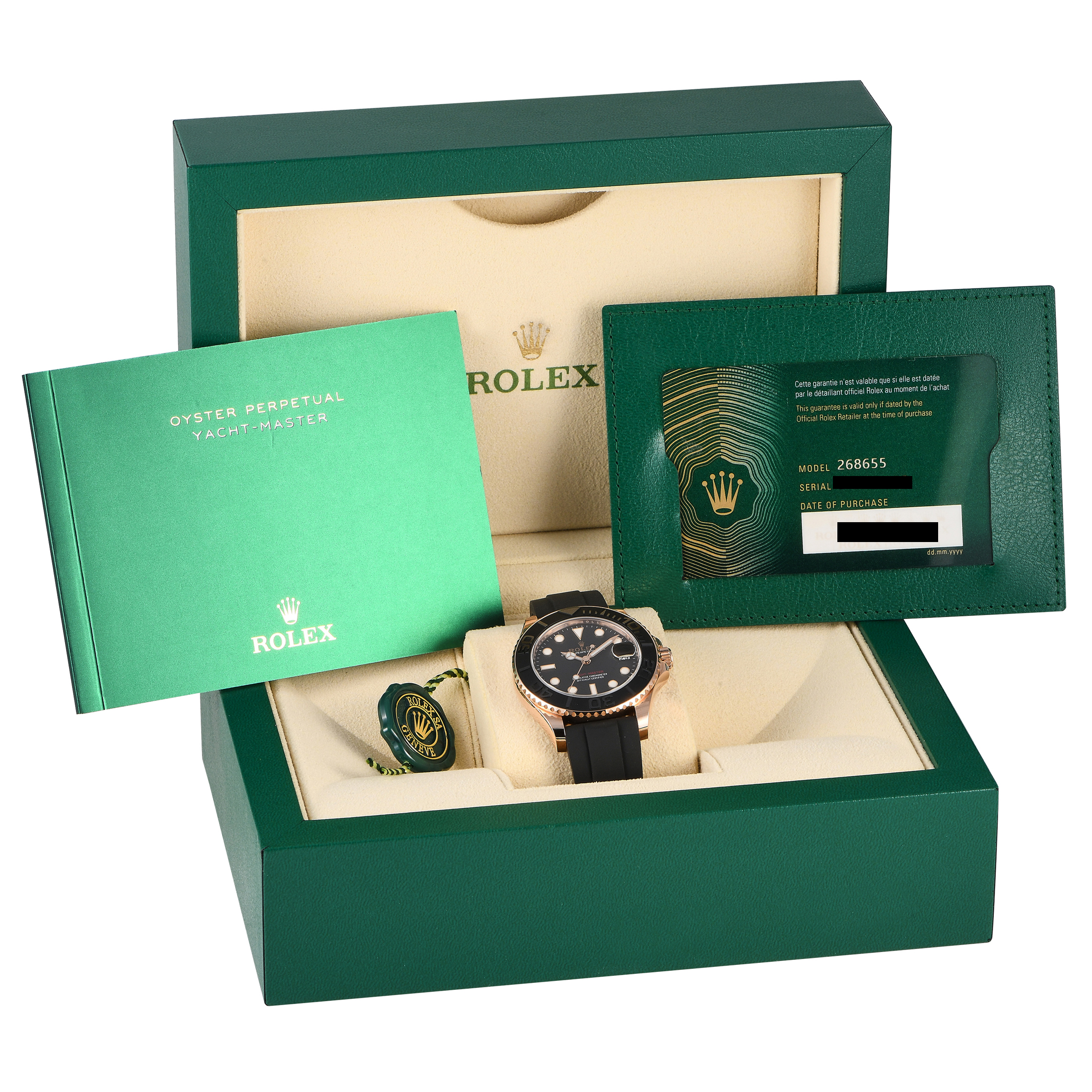 Rolex Yacht-Master 37 18K Everose Gold Watch 268655