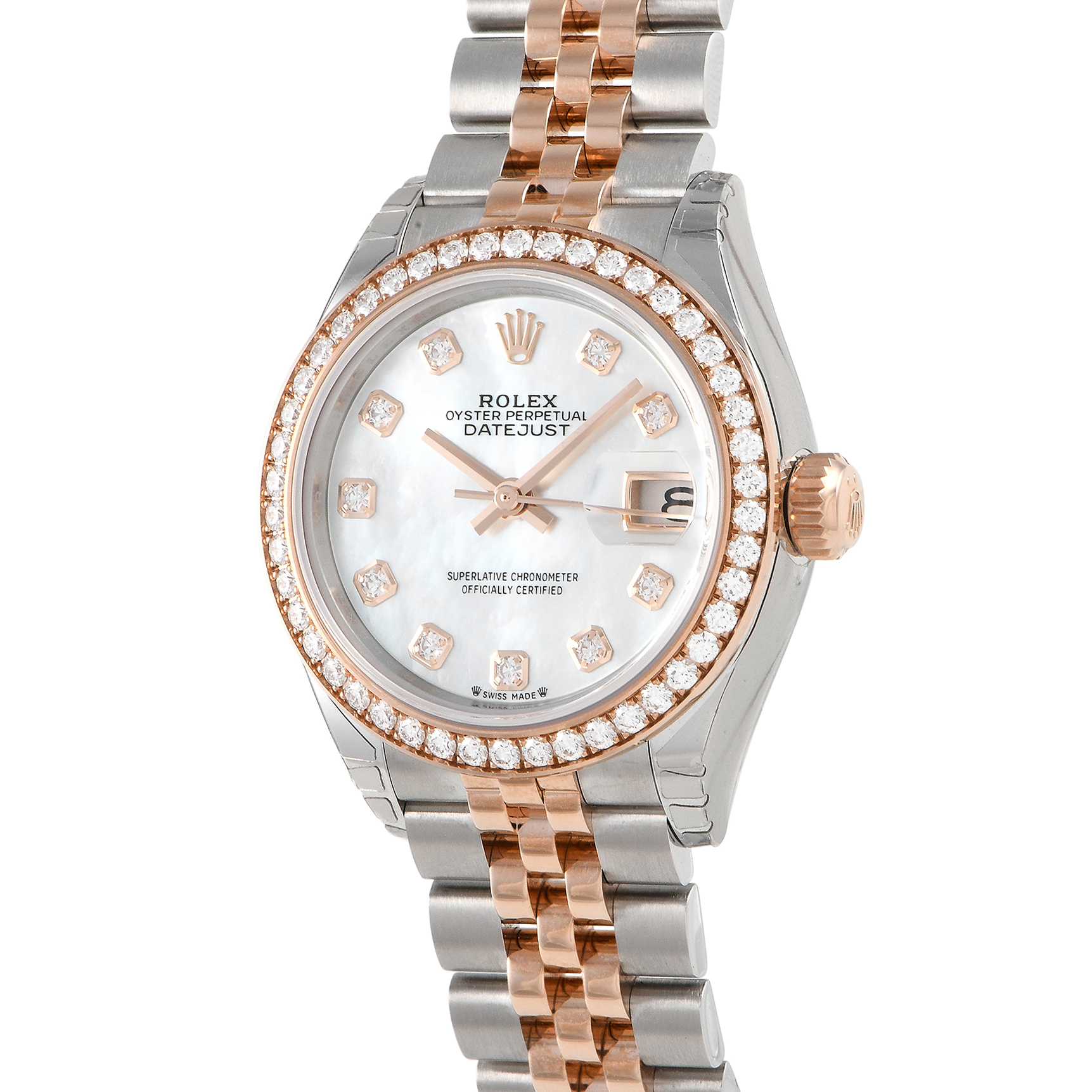 Rolex Lady-Datejust Mother-of-Pearl Diamond Dial Watch 279381RBR - Image 2