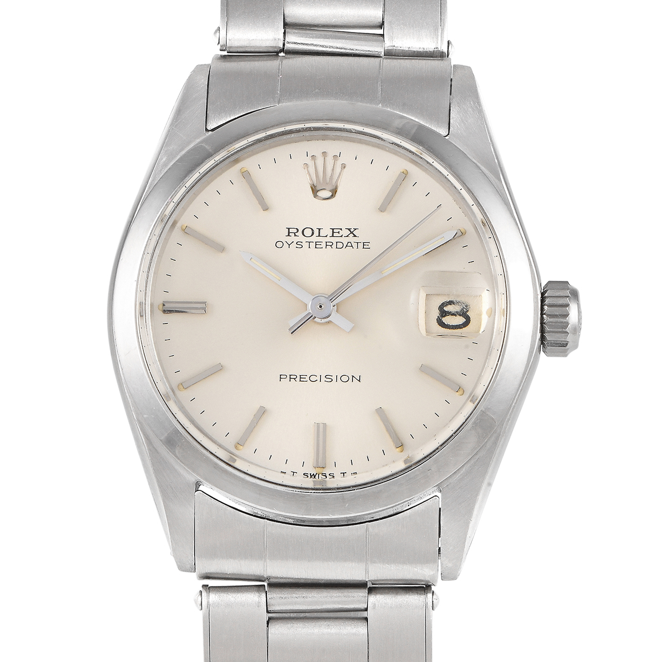 Rolex Oysterdate Precision Watch 6466 - 31mm - Silver - -
