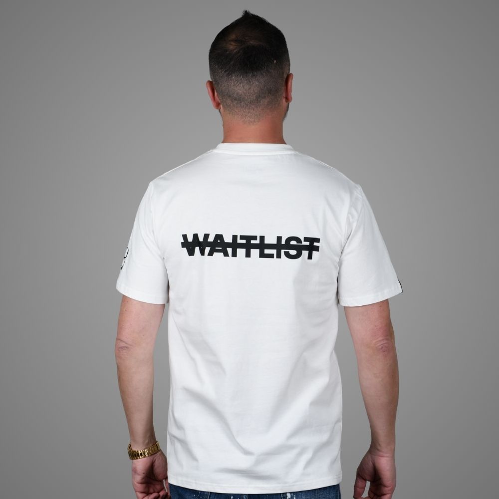 Luxury Bazaar White "Unauthorized Dealer"® Crewneck T-Shirt - Image 4