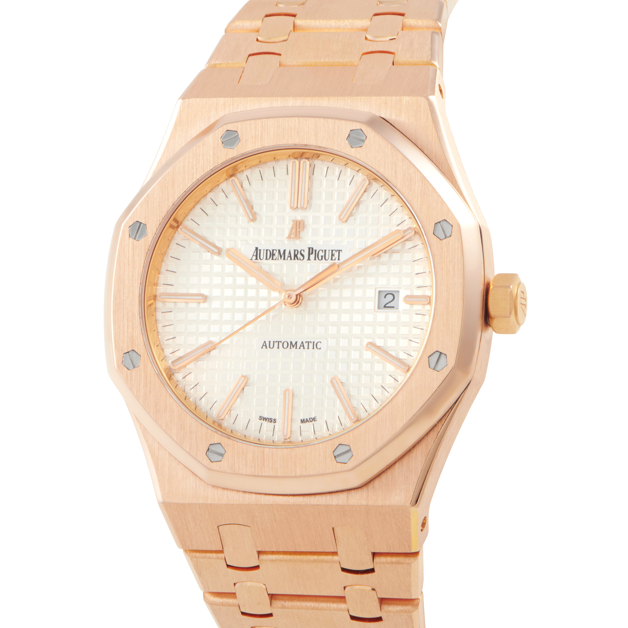 Audemars Piguet Royal Oak Rose Gold Watch 15400OR.OO.1220OR.02 - Image 2
