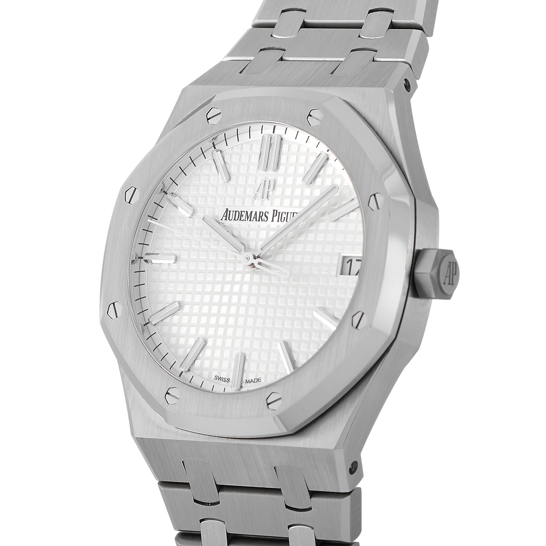 Audemars Piguet Royal Oak White Dial Watch 15500ST.OO.1220ST.04
