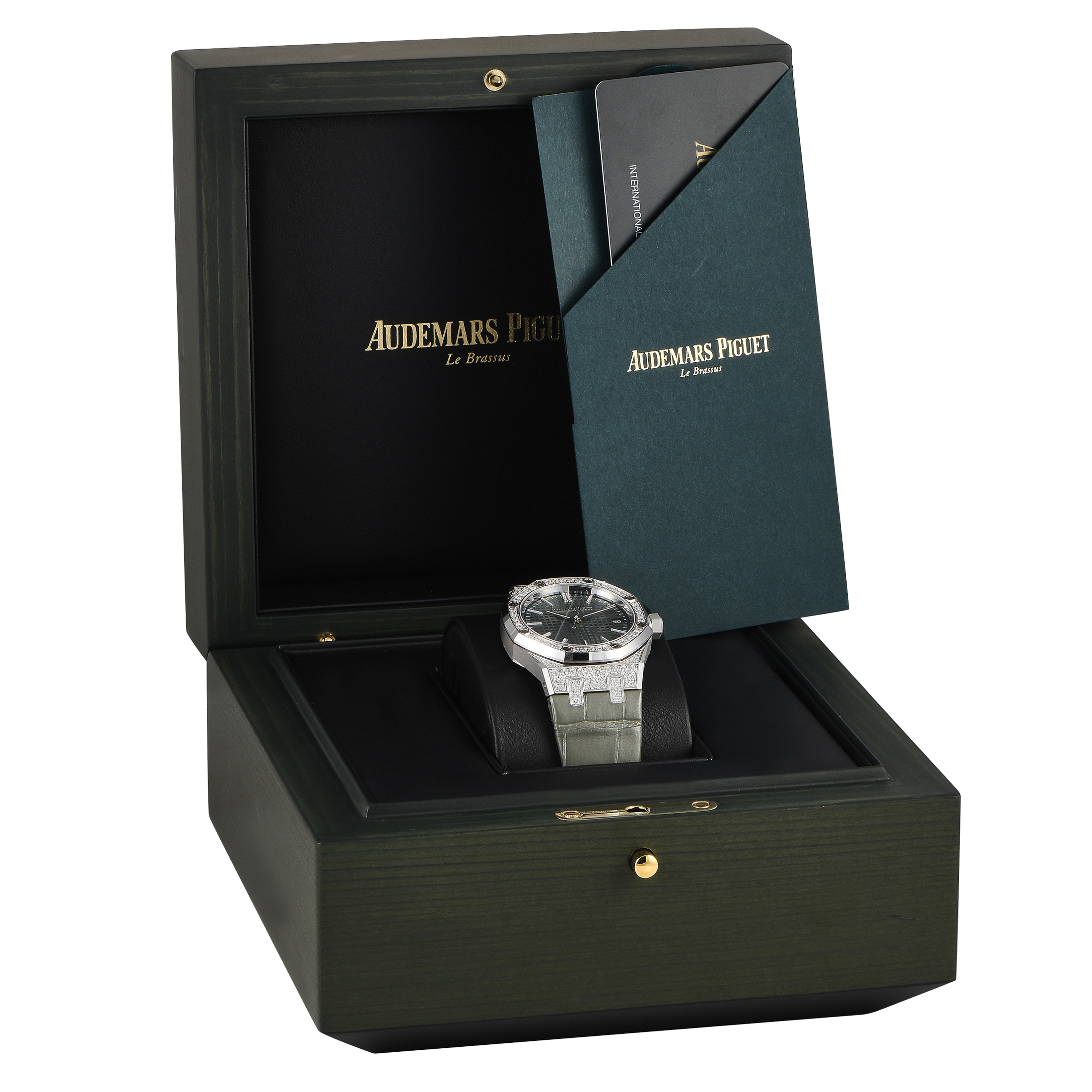 Audemars Piguet Royal Oak Diamond Watch 15551BC.ZZ.D405CR.01 - Image 5