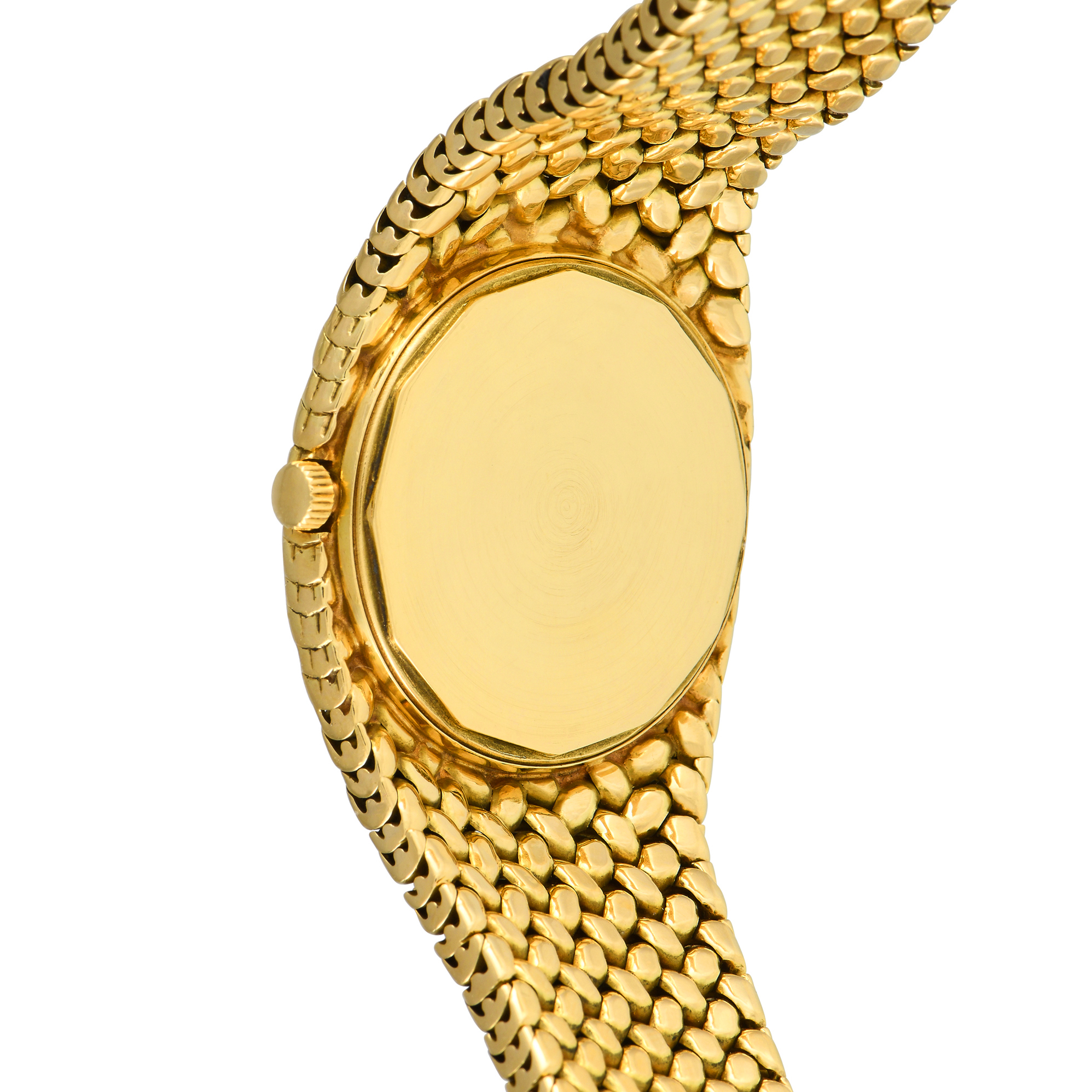 Audemars Piguet Cobra Blue Diamond Dial 18K Yellow Gold Watch 5403 - Image 3