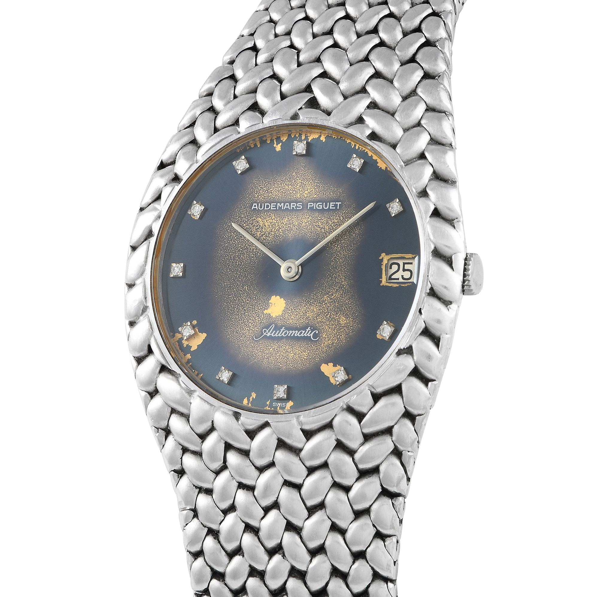 Audemars Piguet Cobra Tropical Diamond Dial 18K White Gold Watch 5403 - Image 2