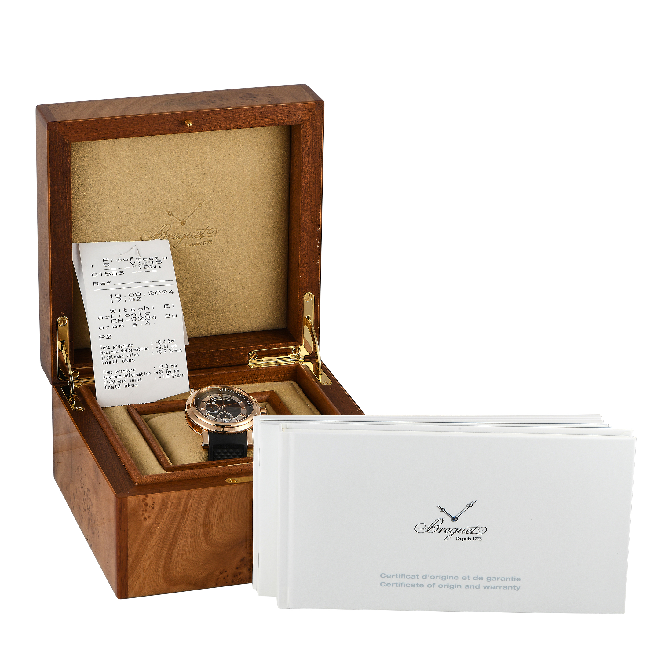 Breguet Marine Chronograph Rose Gold Watch 5827BR - Image 5