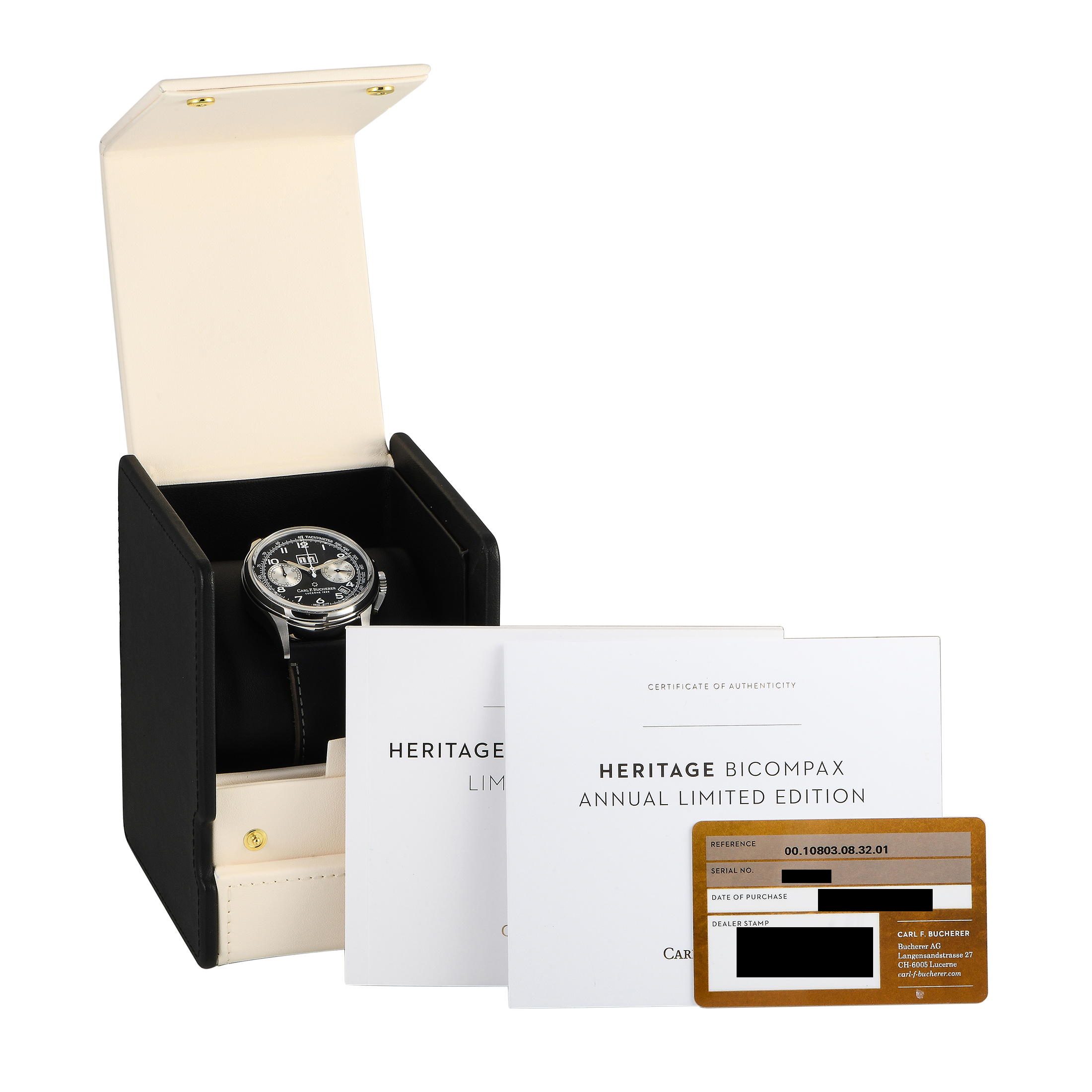 Carl F. Bucherer Heritage BiCompax Annual Watch 00.10803.08.32.01 - Image 5