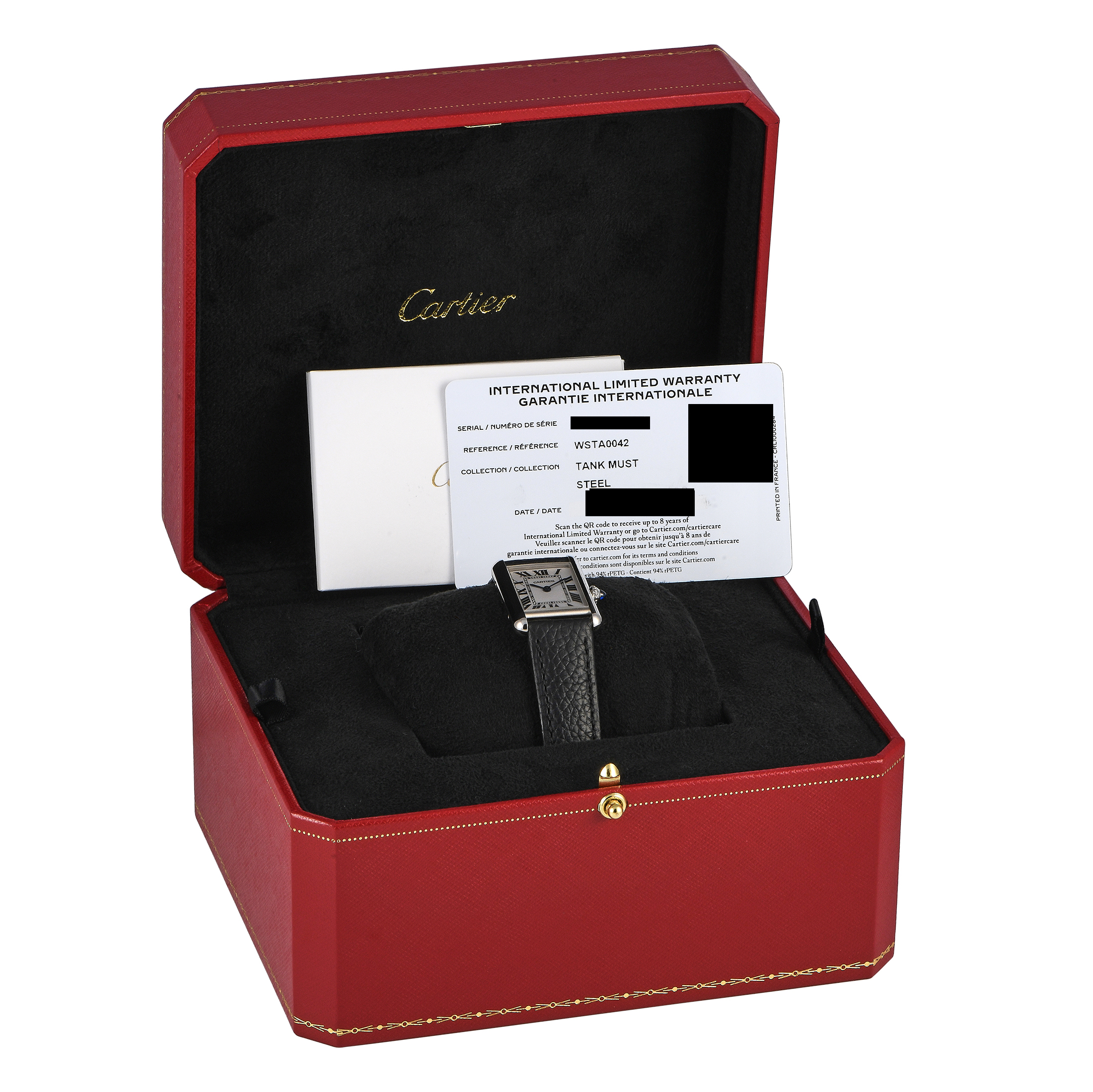 Cartier Tank Must Small Quartz Watch WSTA0042