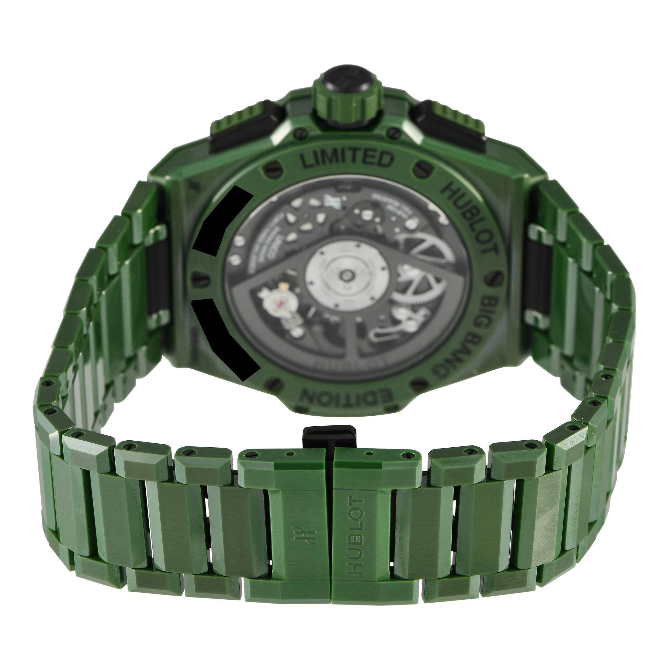 Hublot Big Bang Integrated Green Ceramic Watch 451.GX.5220.GX - Image 4