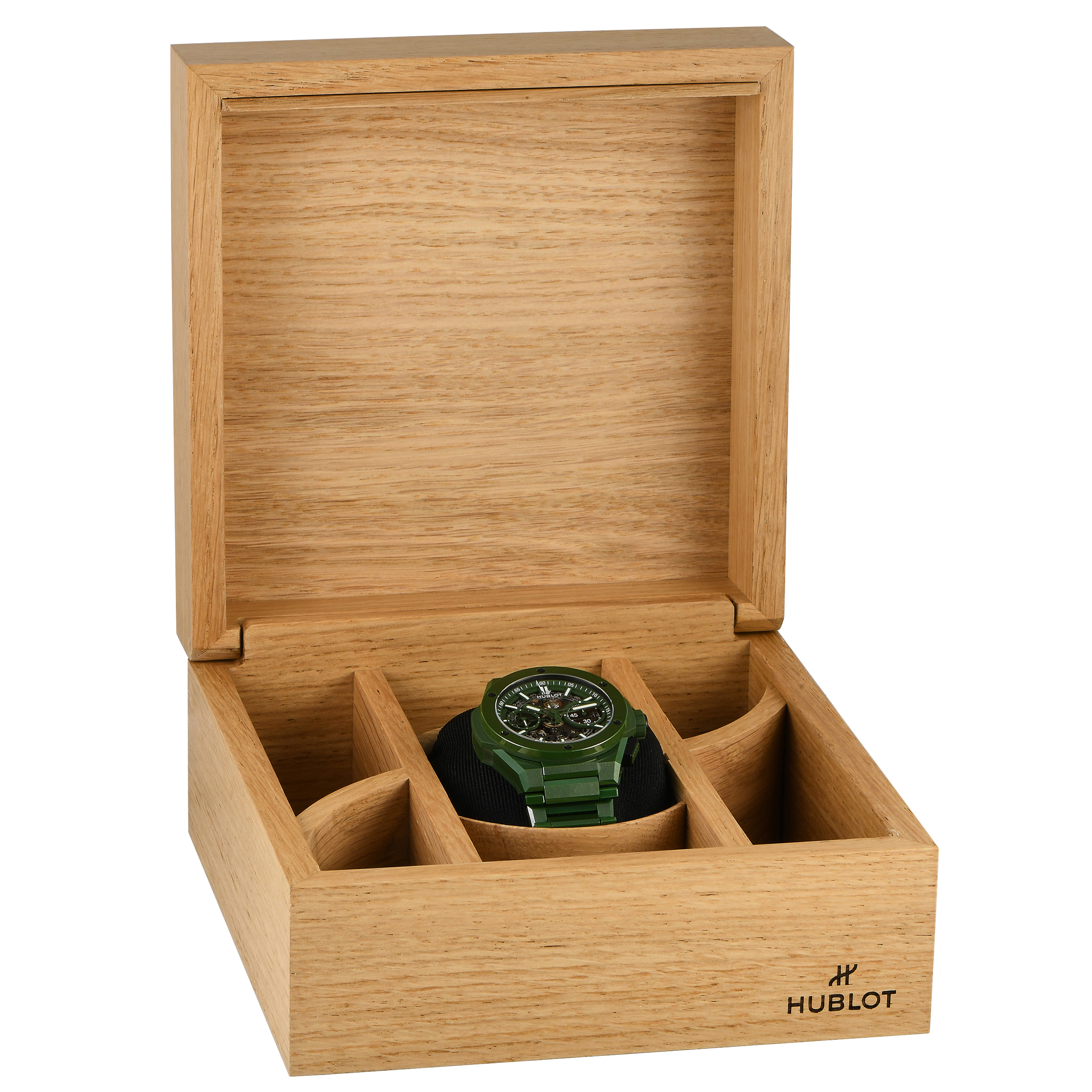 Hublot Big Bang Integrated Green Ceramic Watch 451.GX.5220.GX - Image 5