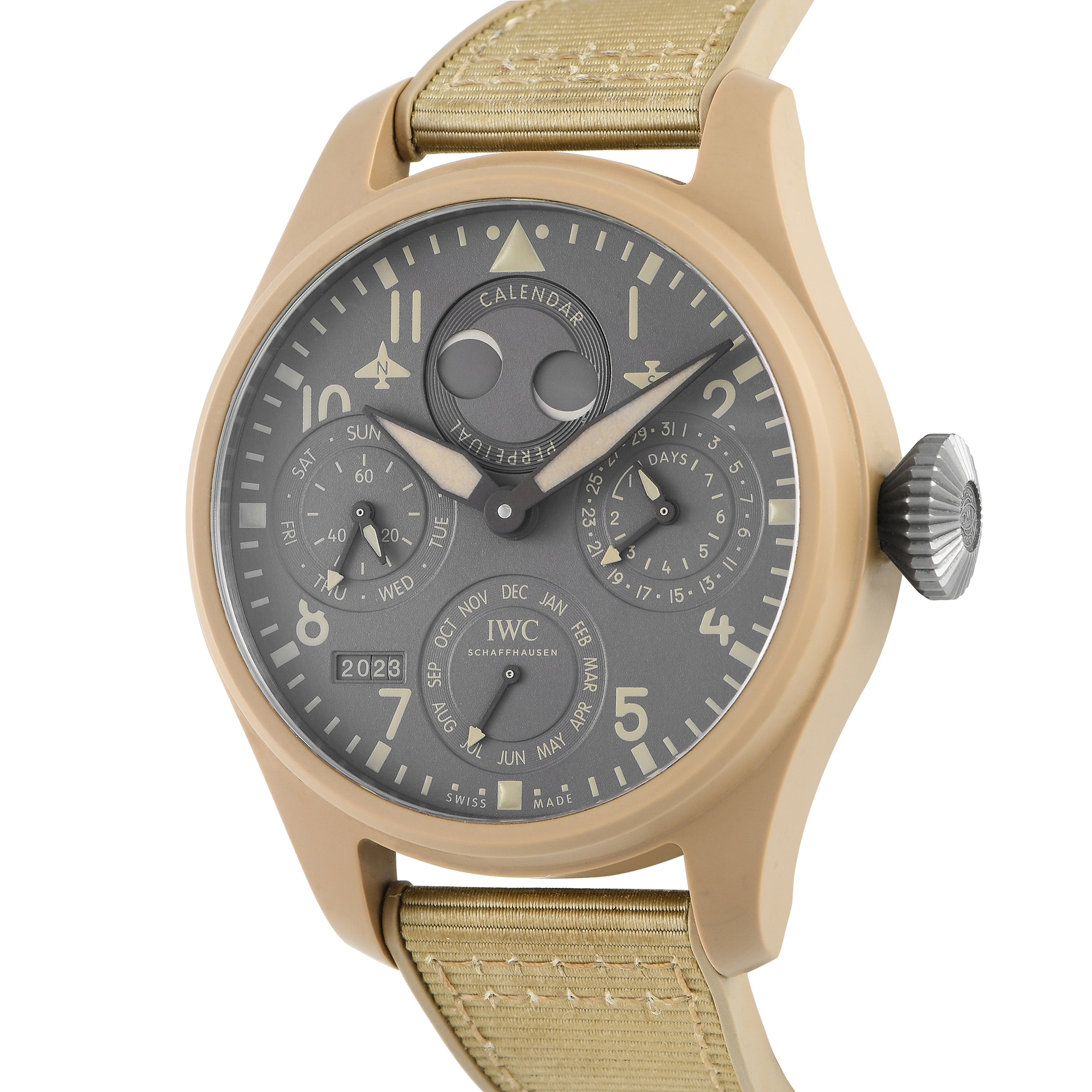 IWC Big Pilot's Perpetual Calendar Top Gun Mojave Desert Watch IW503004 - Image 2